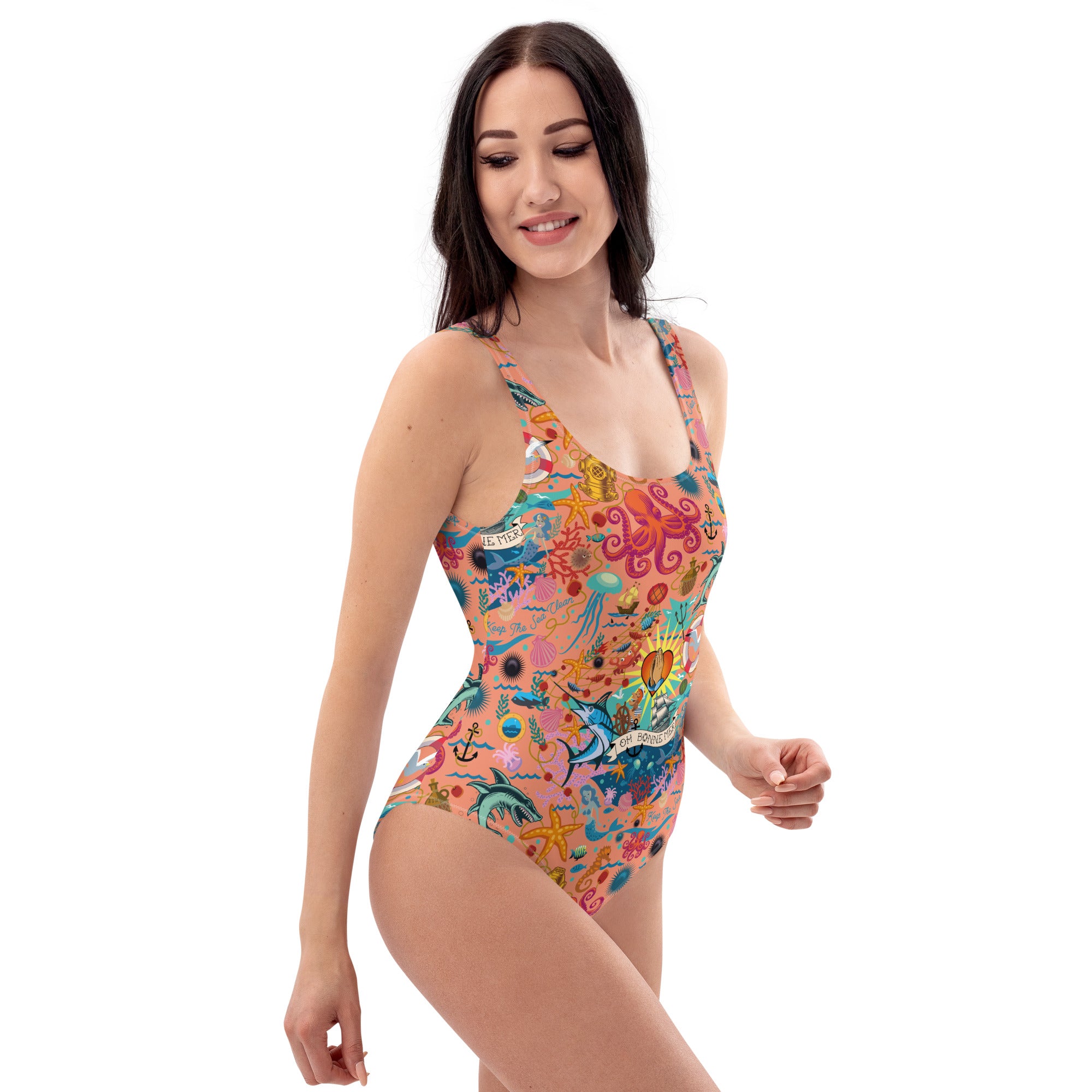 One-Piece Swimsuit Oh Bonne Mer Peach