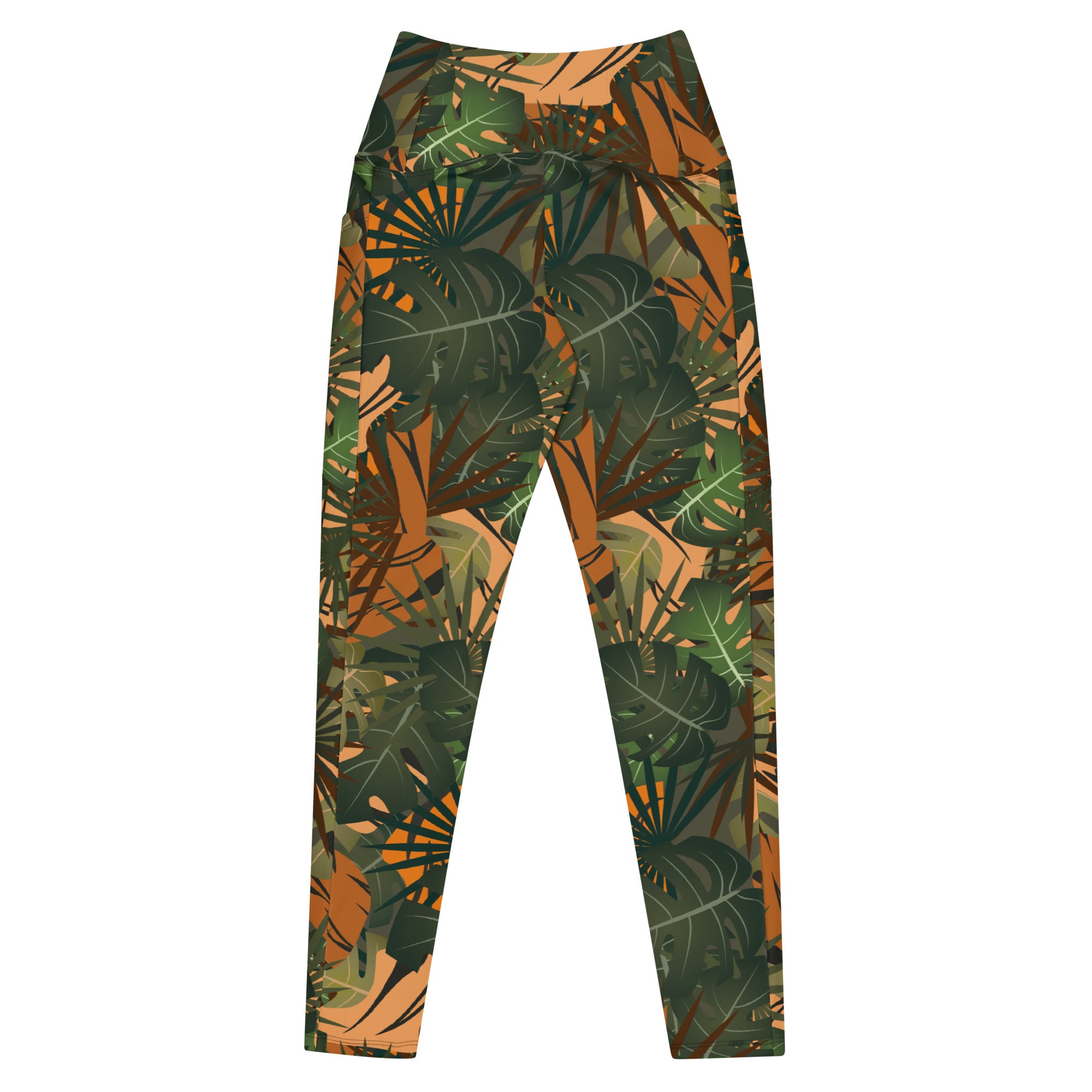 Legging écoresponsable croisé avec poches Jungle