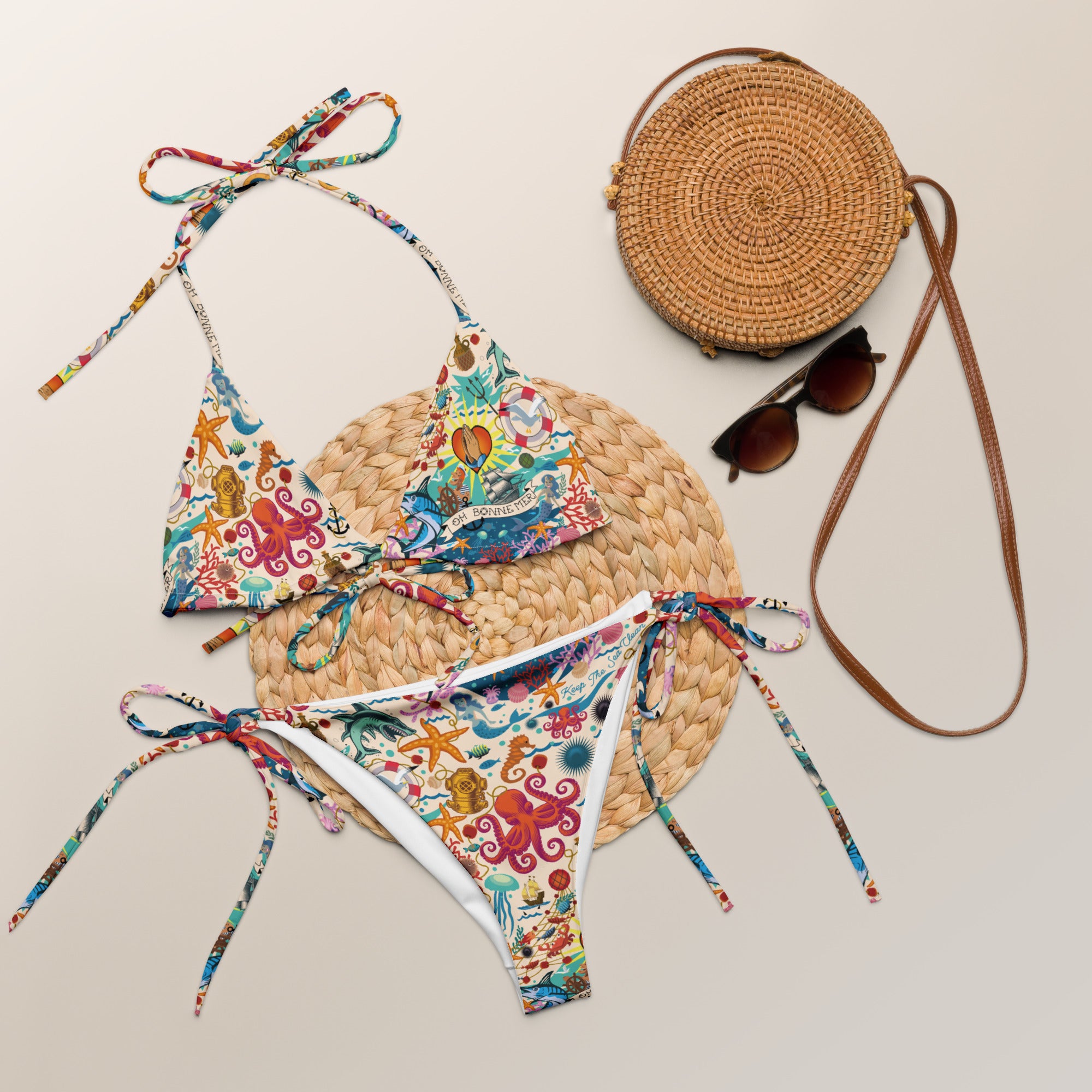 Bikini de bain recyclé Oh Bonne Mer Cream