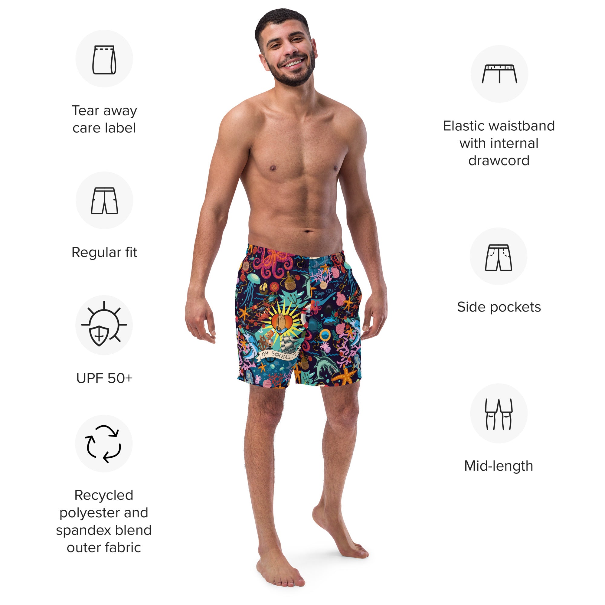 Men's swim trunks Oh Bonne Mer Dark