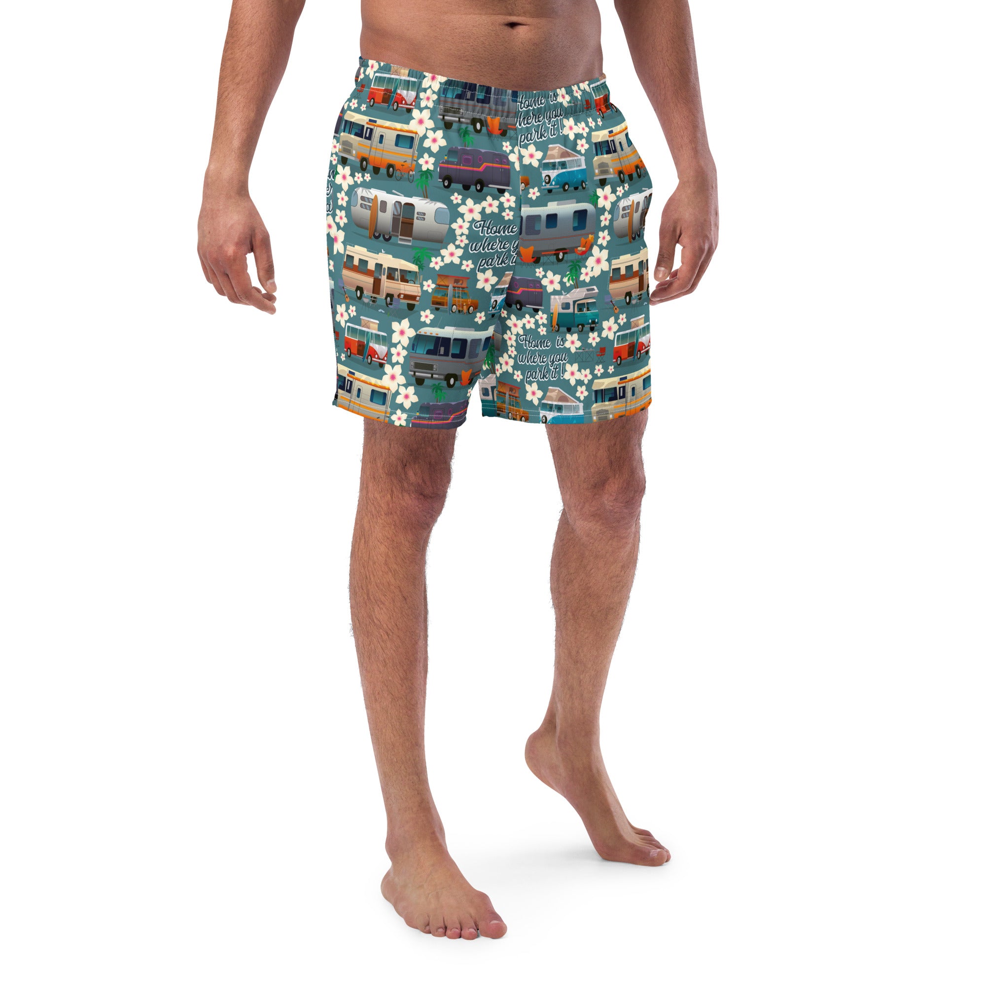 Men's swim trunks Vintage Campers