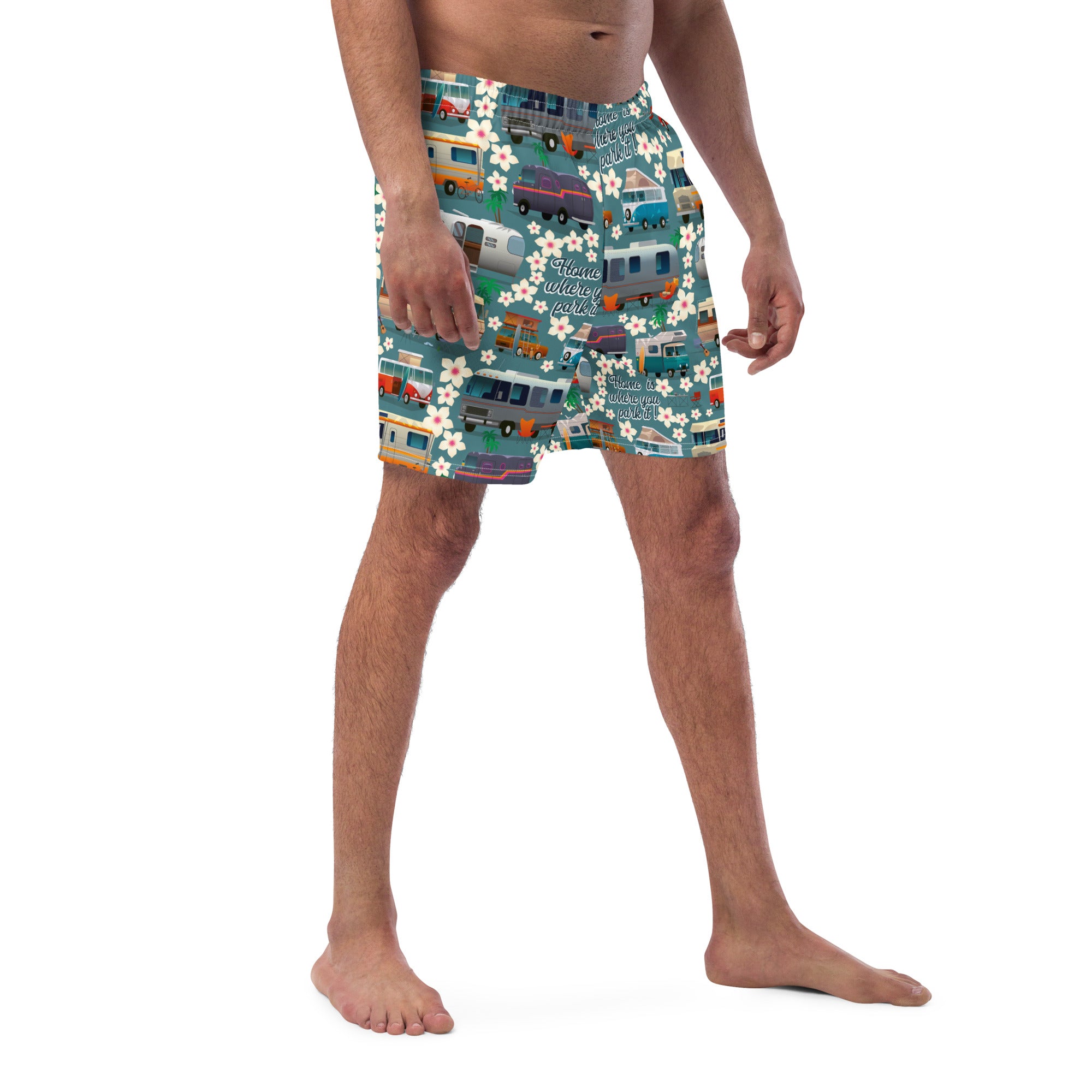 Men's swim trunks Vintage Campers