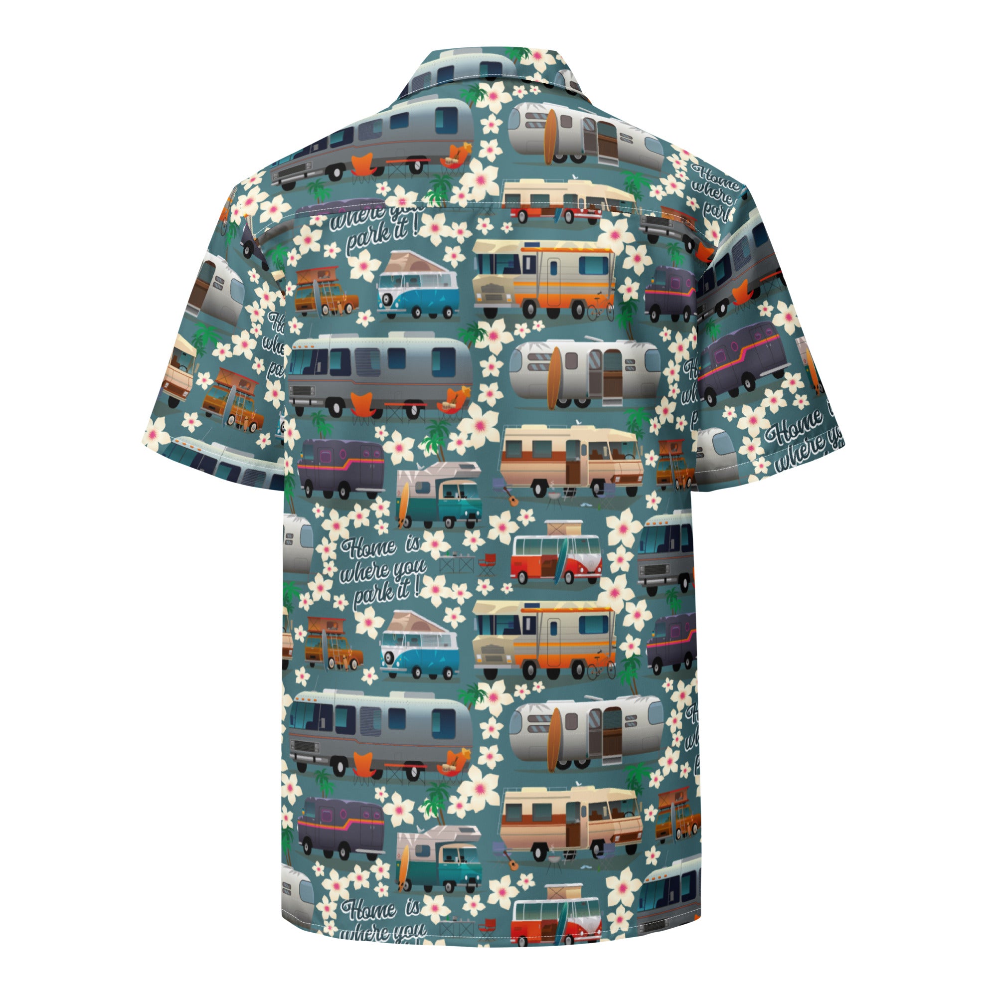 Chemise Hawaïenne Vintage Campers