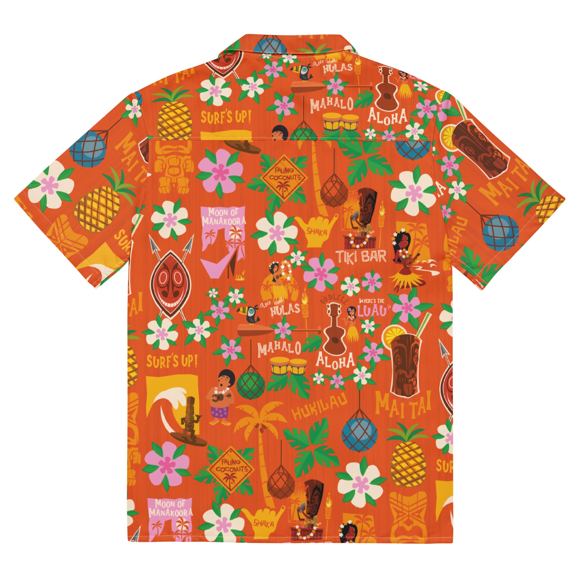 Chemise Hawaïenne Tiki Surf Red