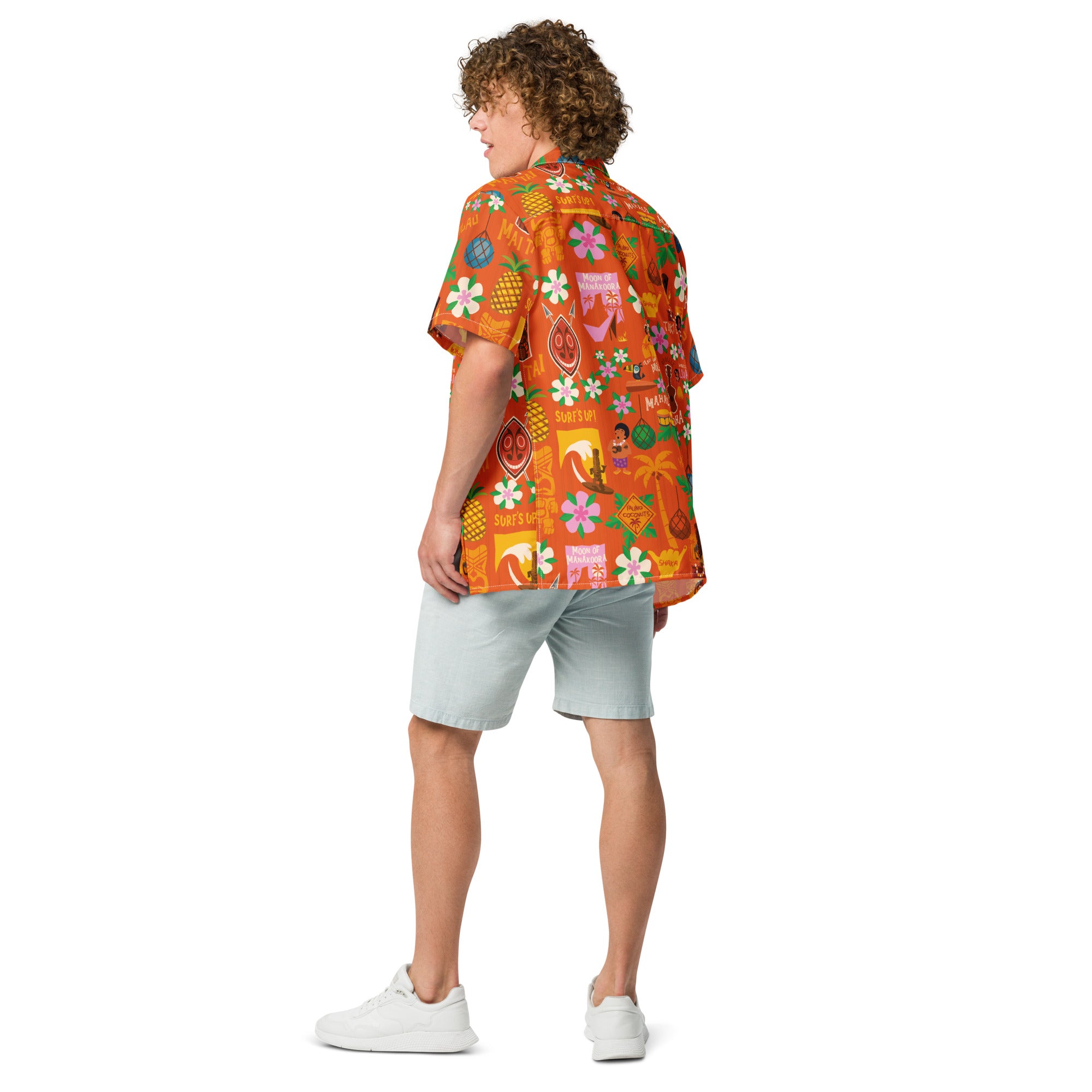 Chemise Hawaïenne Tiki Surf Red