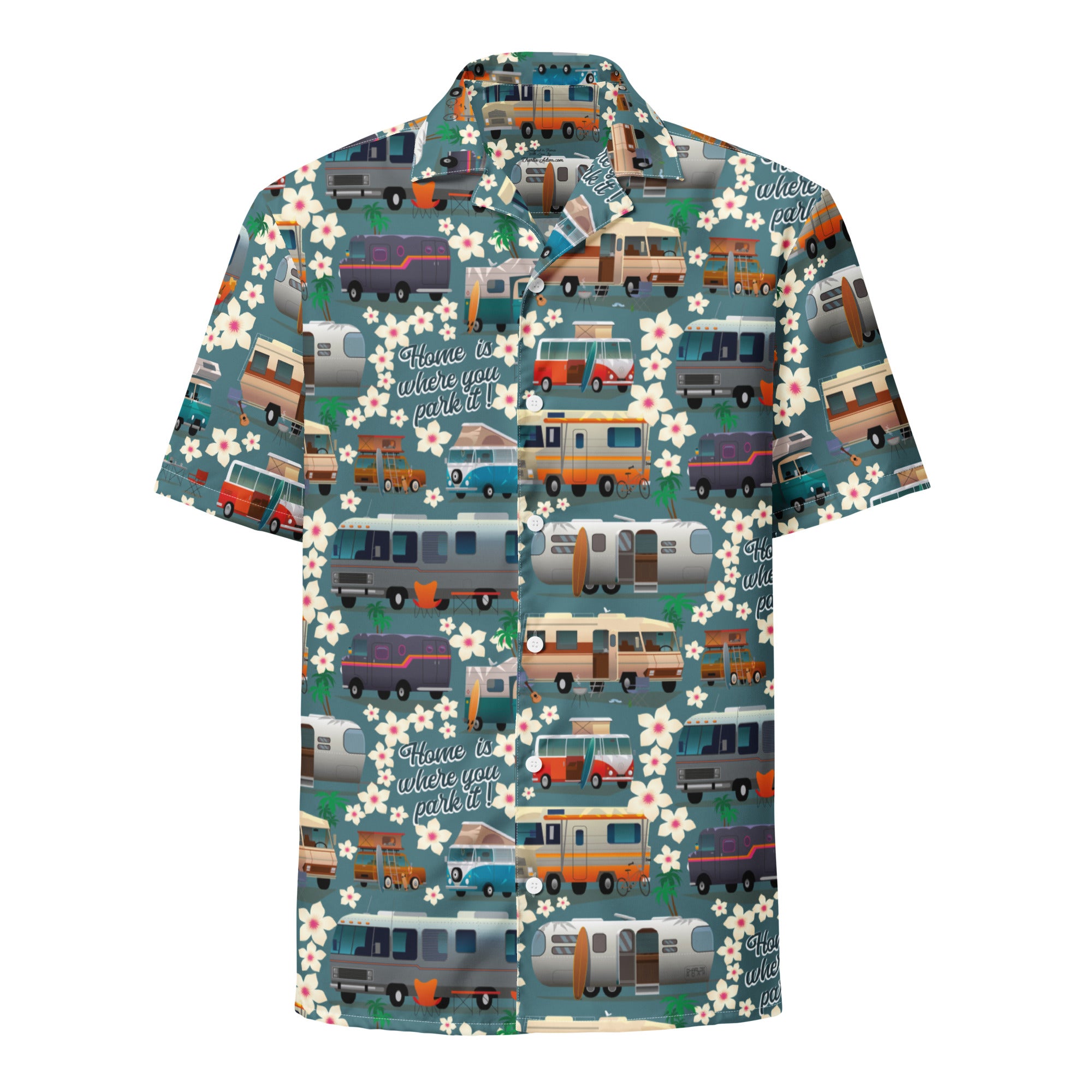 Vintage Campers Hawaiian Shirt