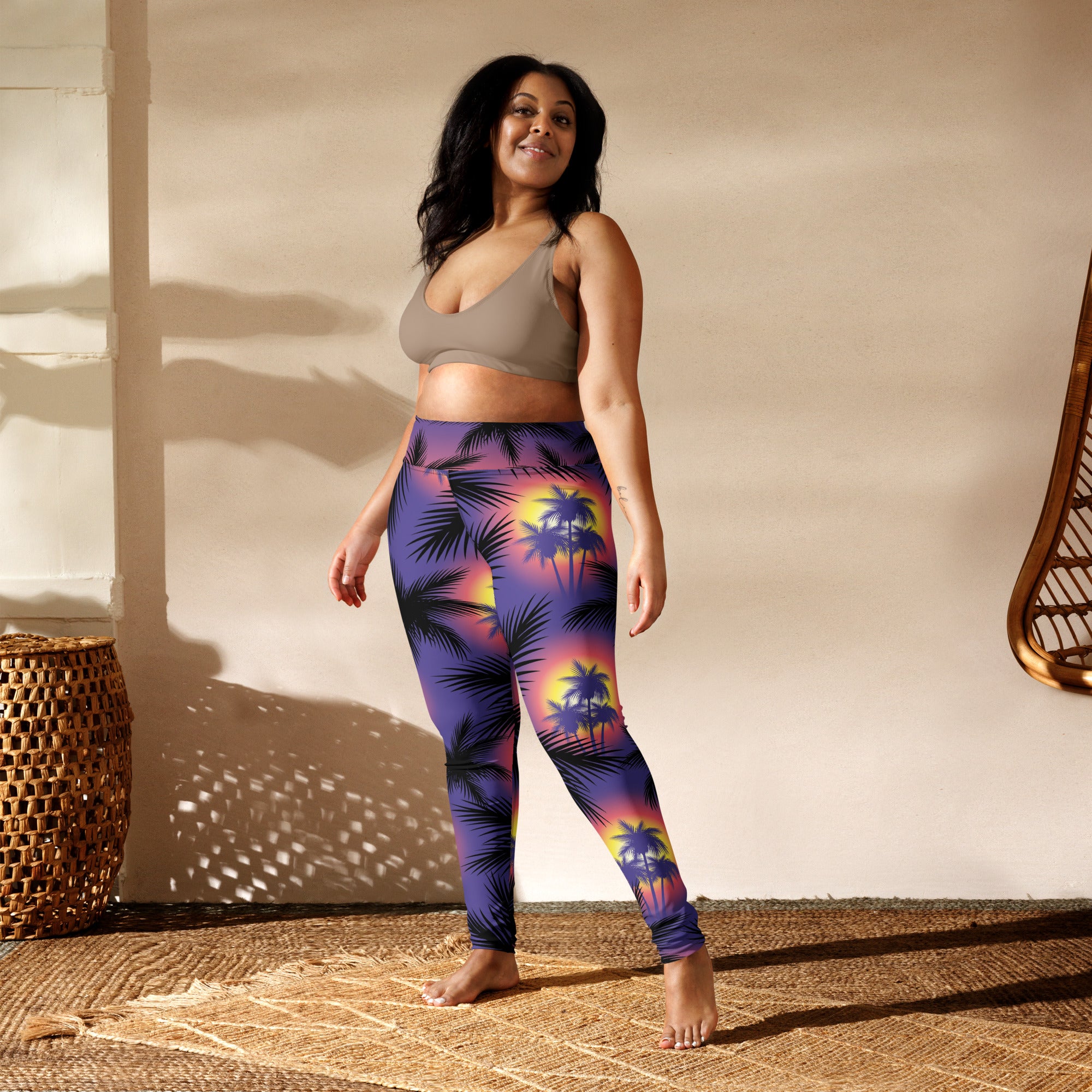 Yoga Leggings Sunset Boulevard