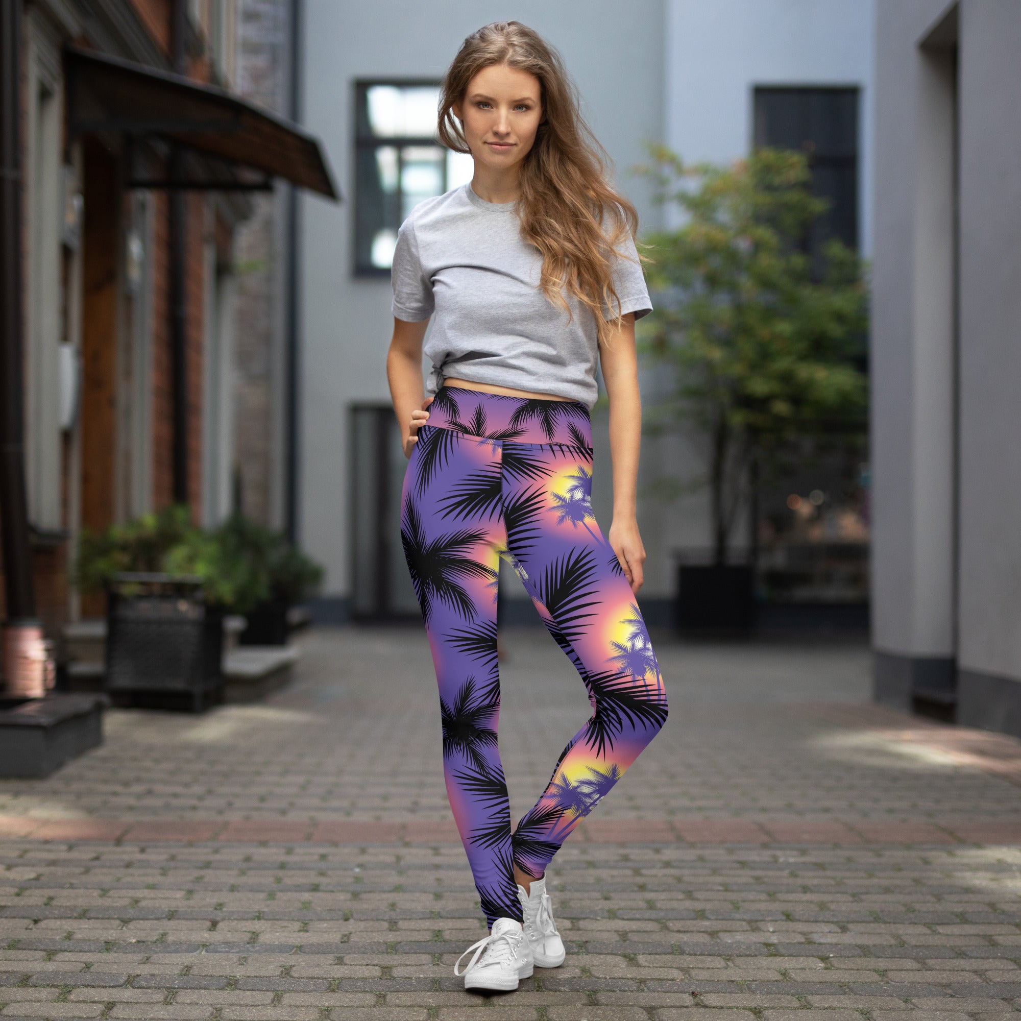 Yoga Leggings Sunset Boulevard