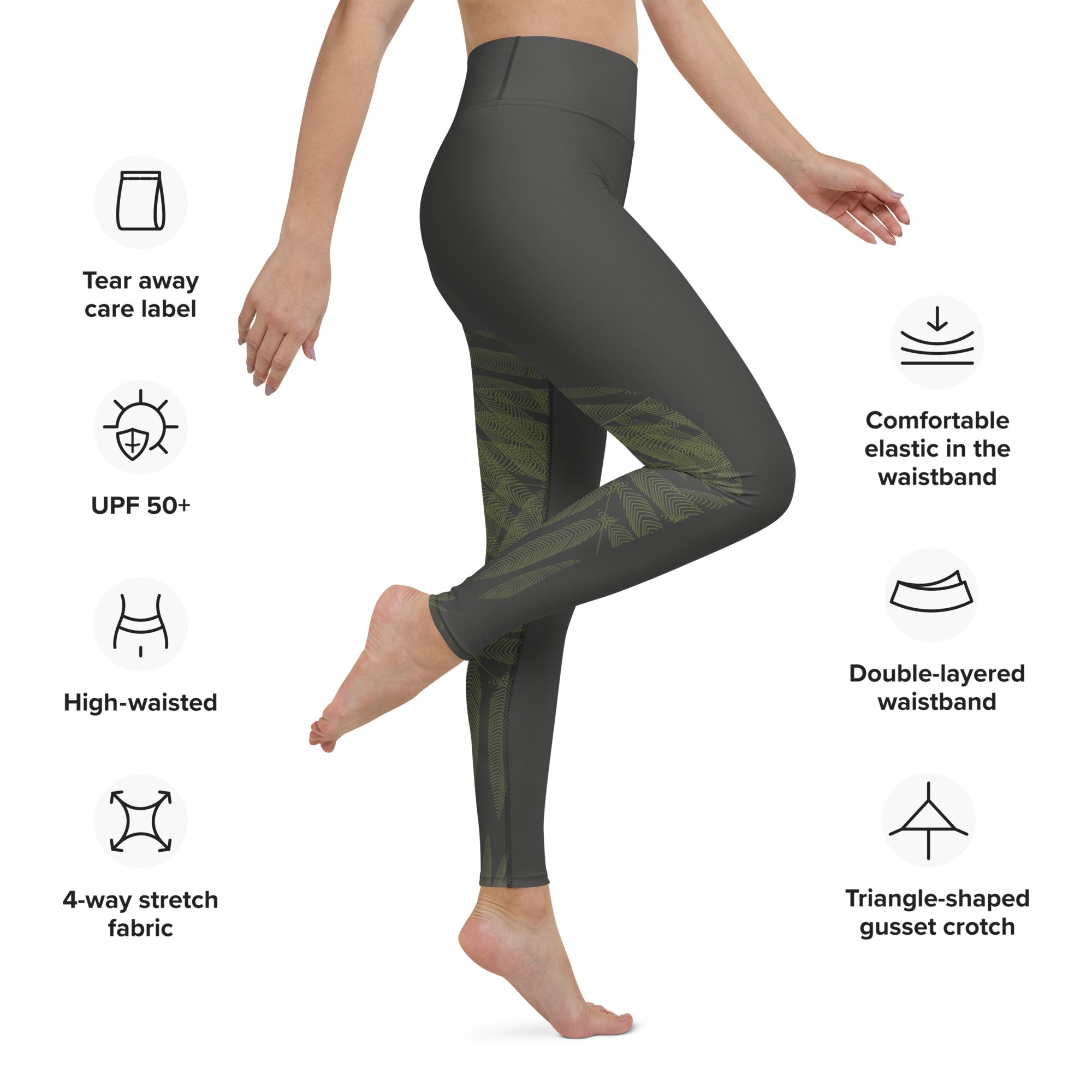 Legging de Yoga Fougères