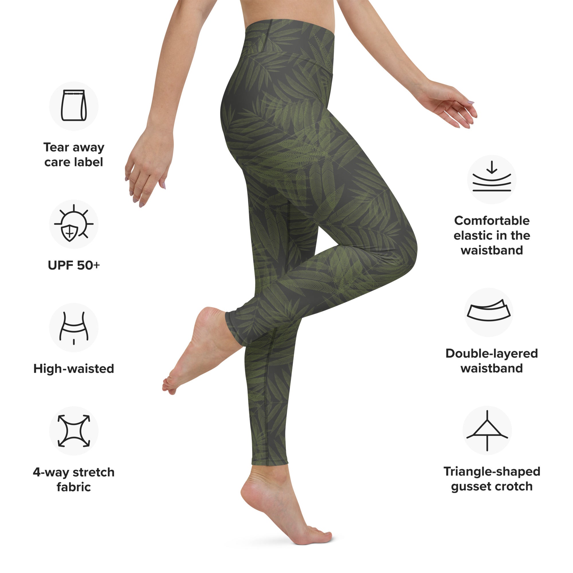 Legging de Yoga Fougères