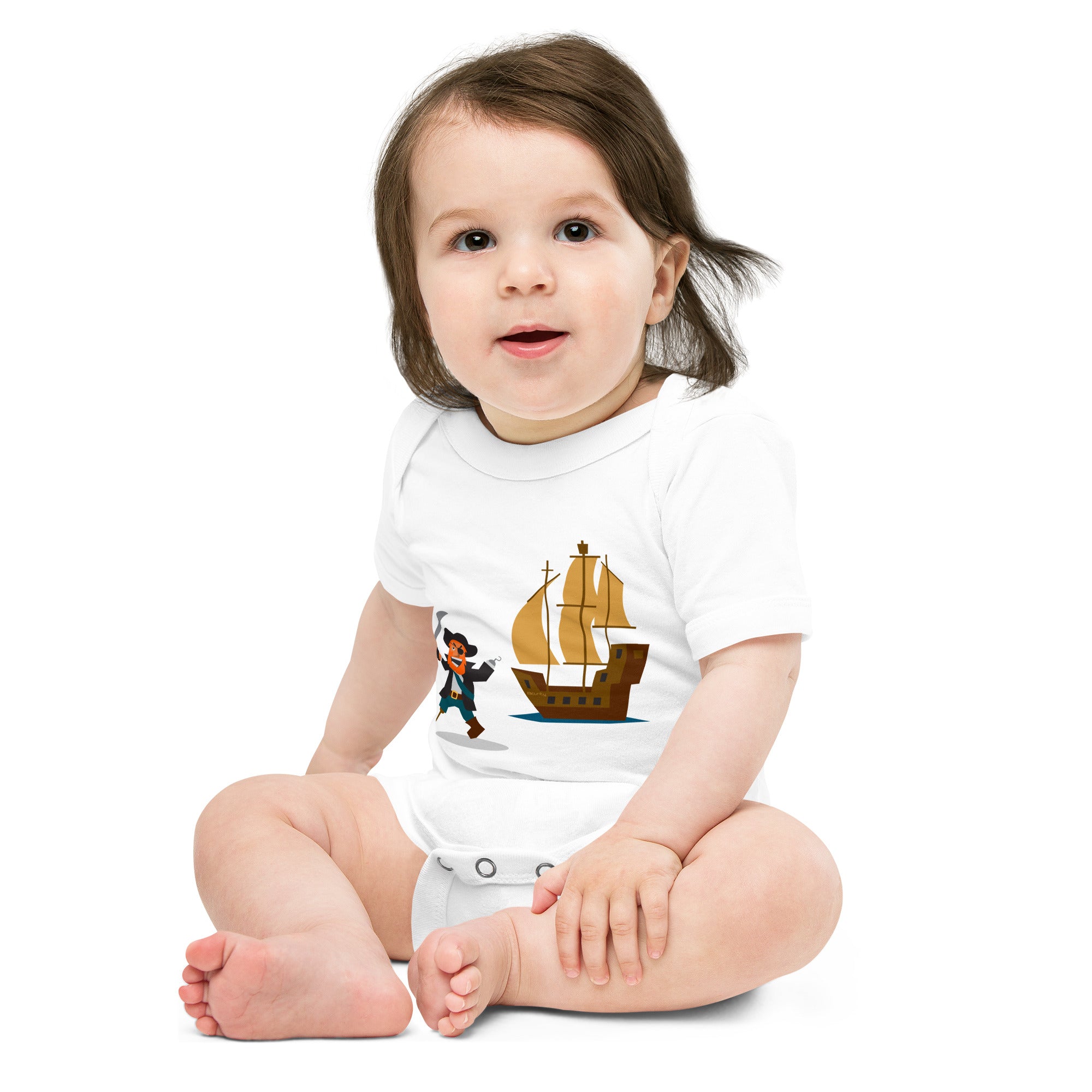Baby short sleeve one piece Pirate HMS Bounty