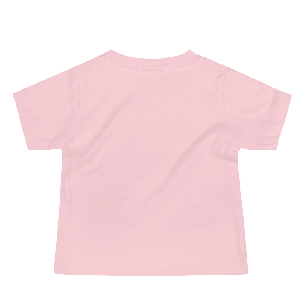 T-shirt pour bébé Ski Bum sur fond clair