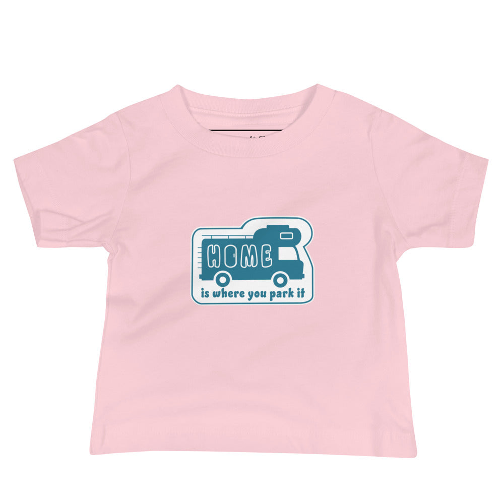 Baby T-shirt Blue Camper Van