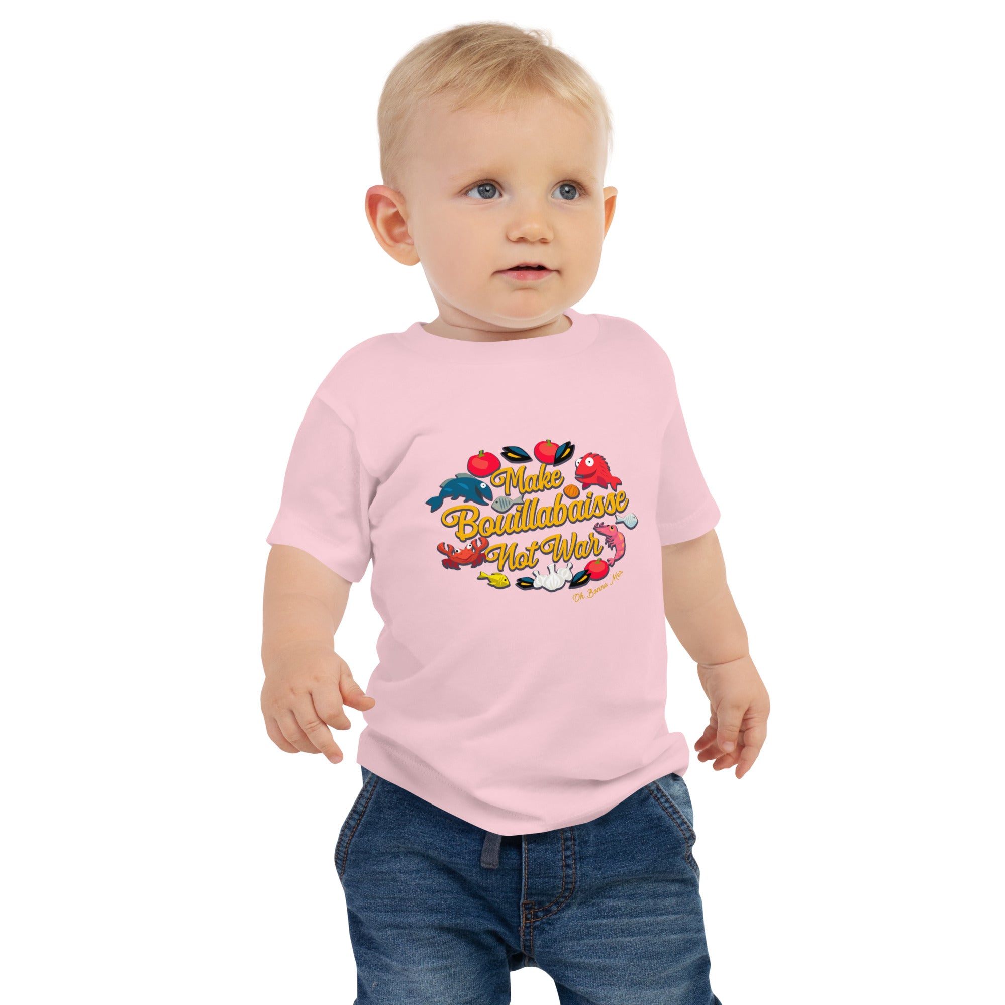T-shirt pour bébé Make Bouillabaisse Not War