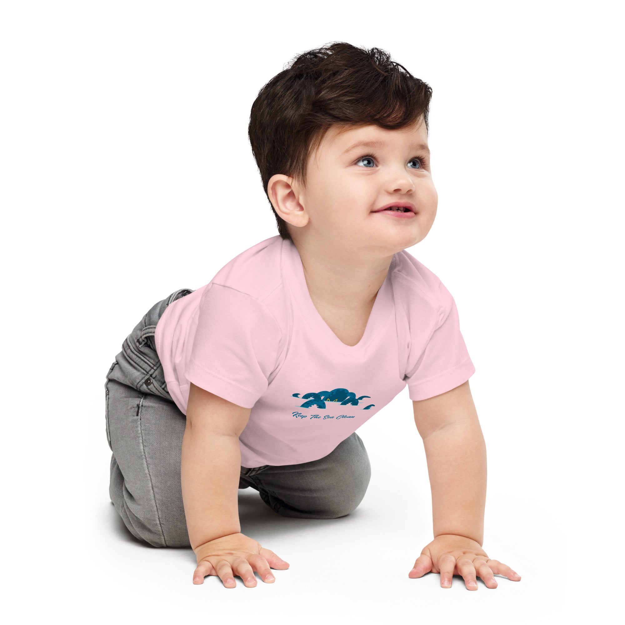 T-shirt pour bébé Octopus Blue