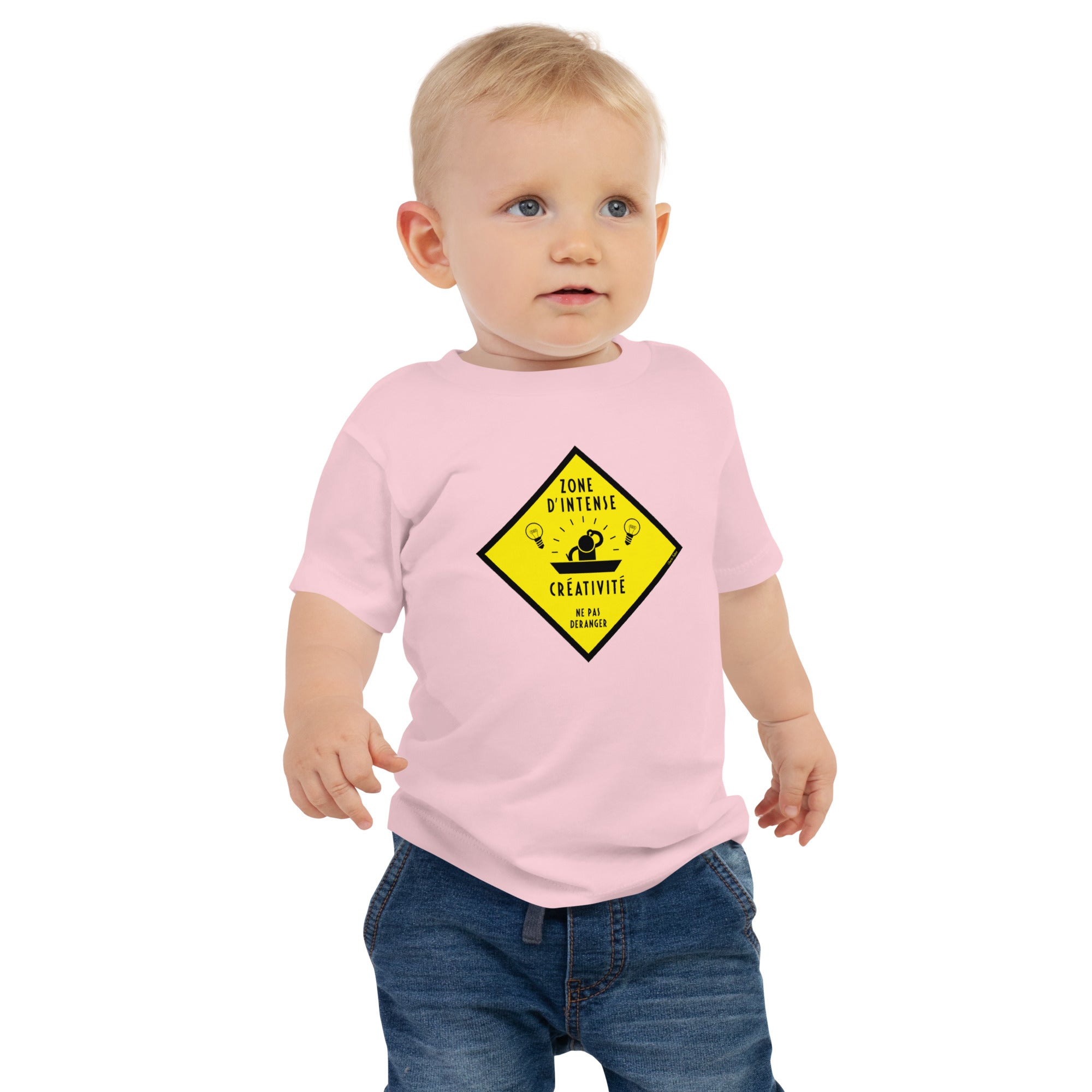 T-shirt pour bébé Zone d'intense créativité, Ne pas déranger