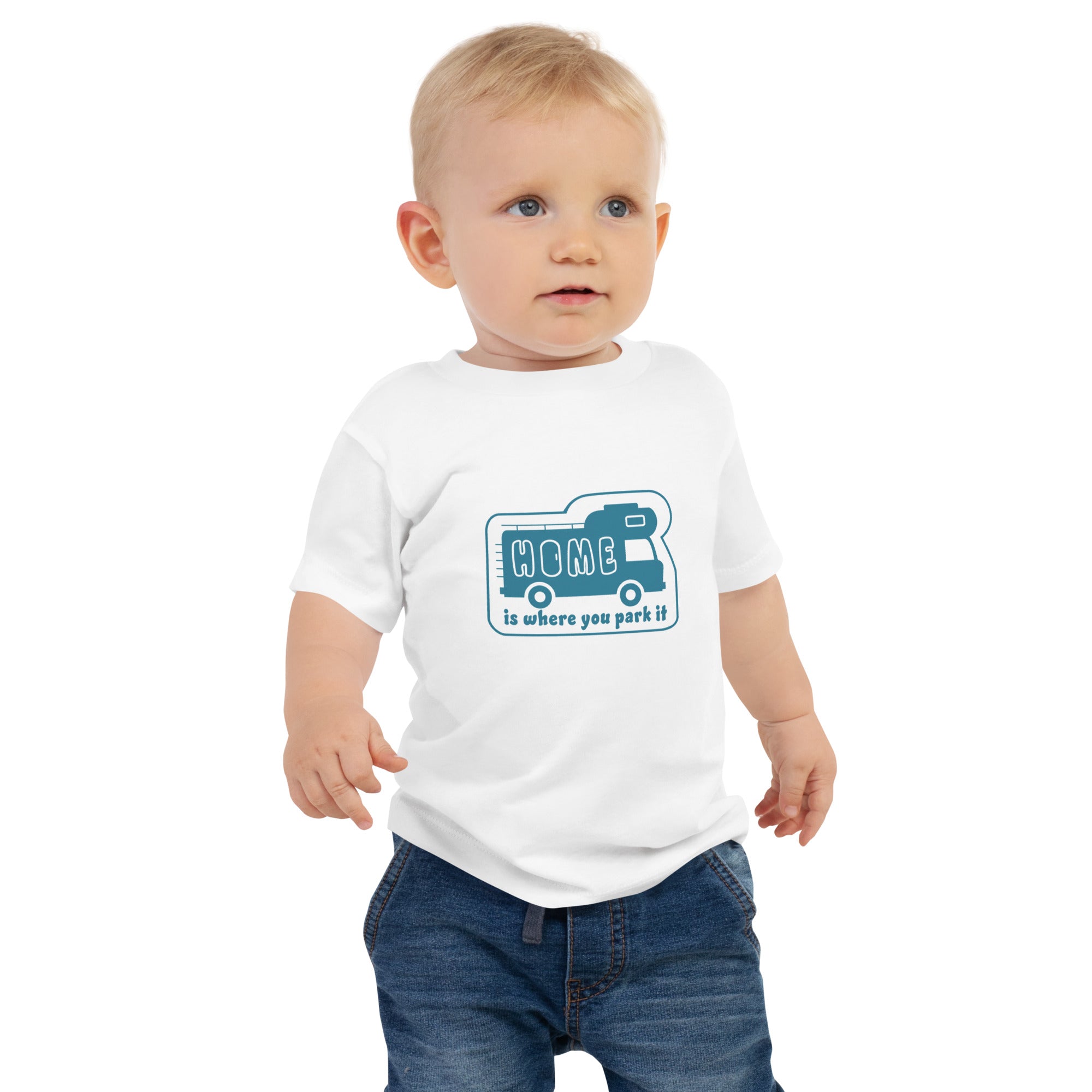 T-shirt pour bébé Blue Camper Van