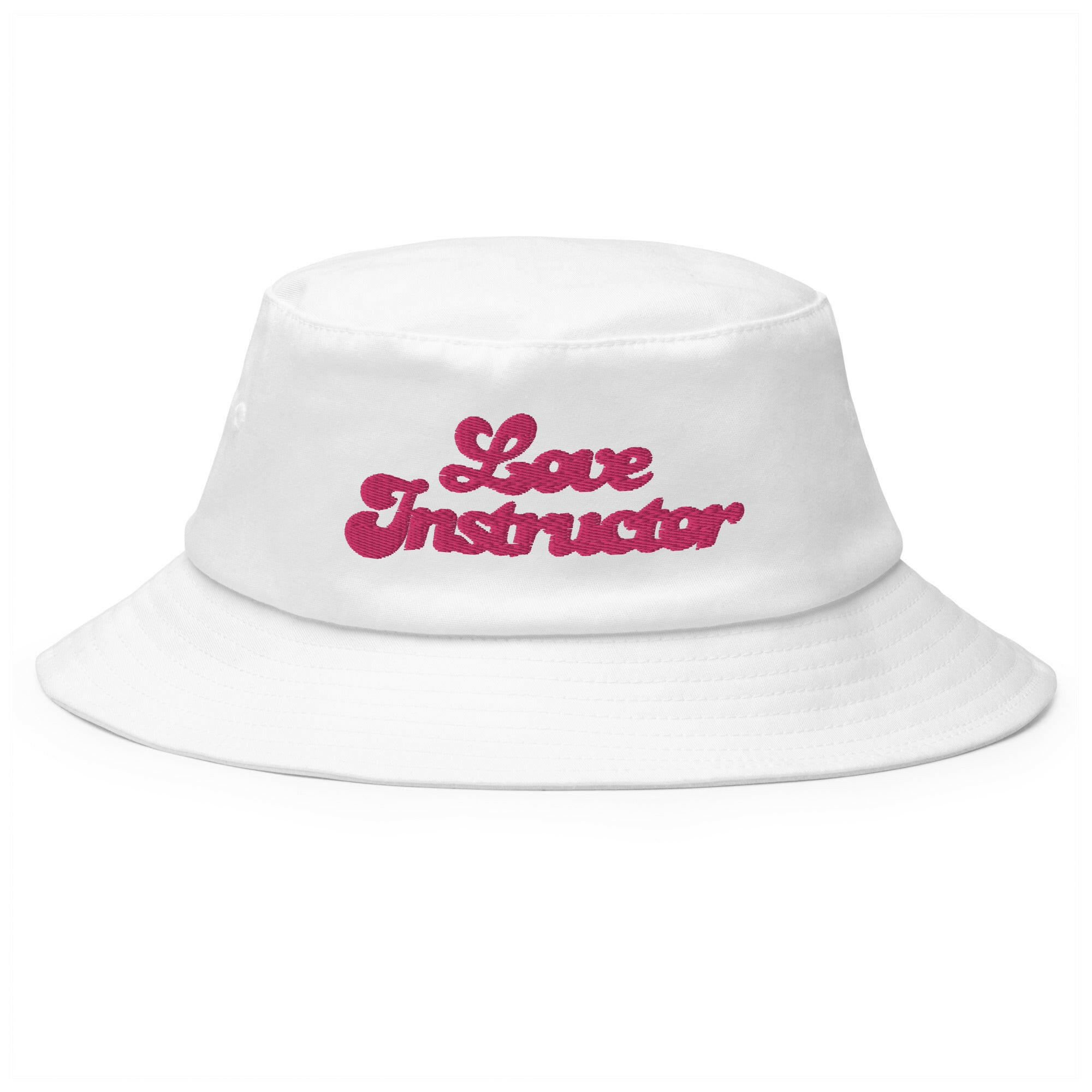 Old School Bucket Hat Love instructor