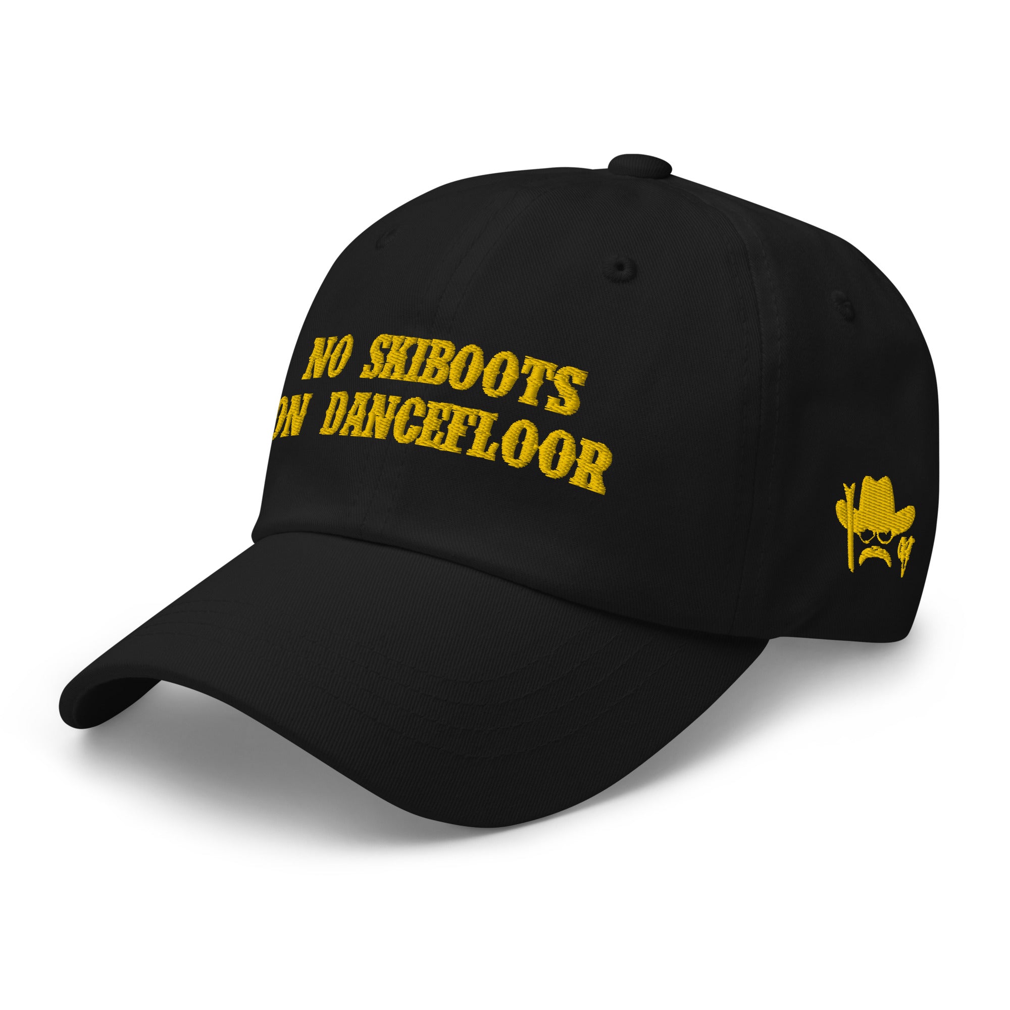 Casquette de baseball No Skiboots on Dancefloor Gold (3 sides)