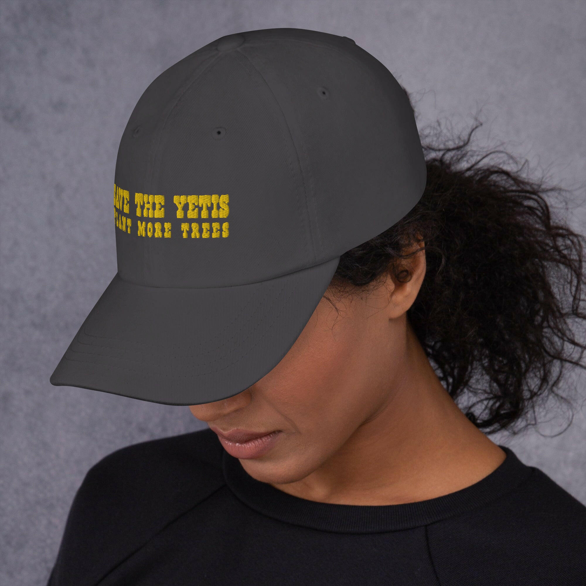 Casquette de baseball Save the Yetis, Plant more Trees