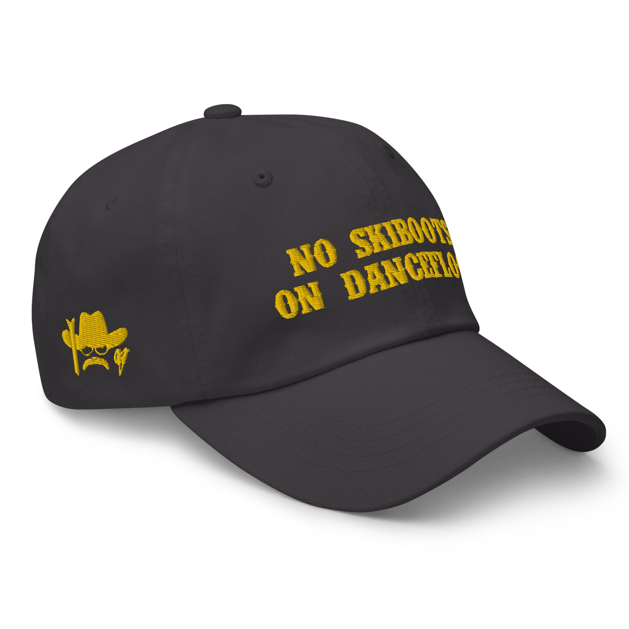 Casquette de baseball No Skiboots on Dancefloor Gold (3 sides)