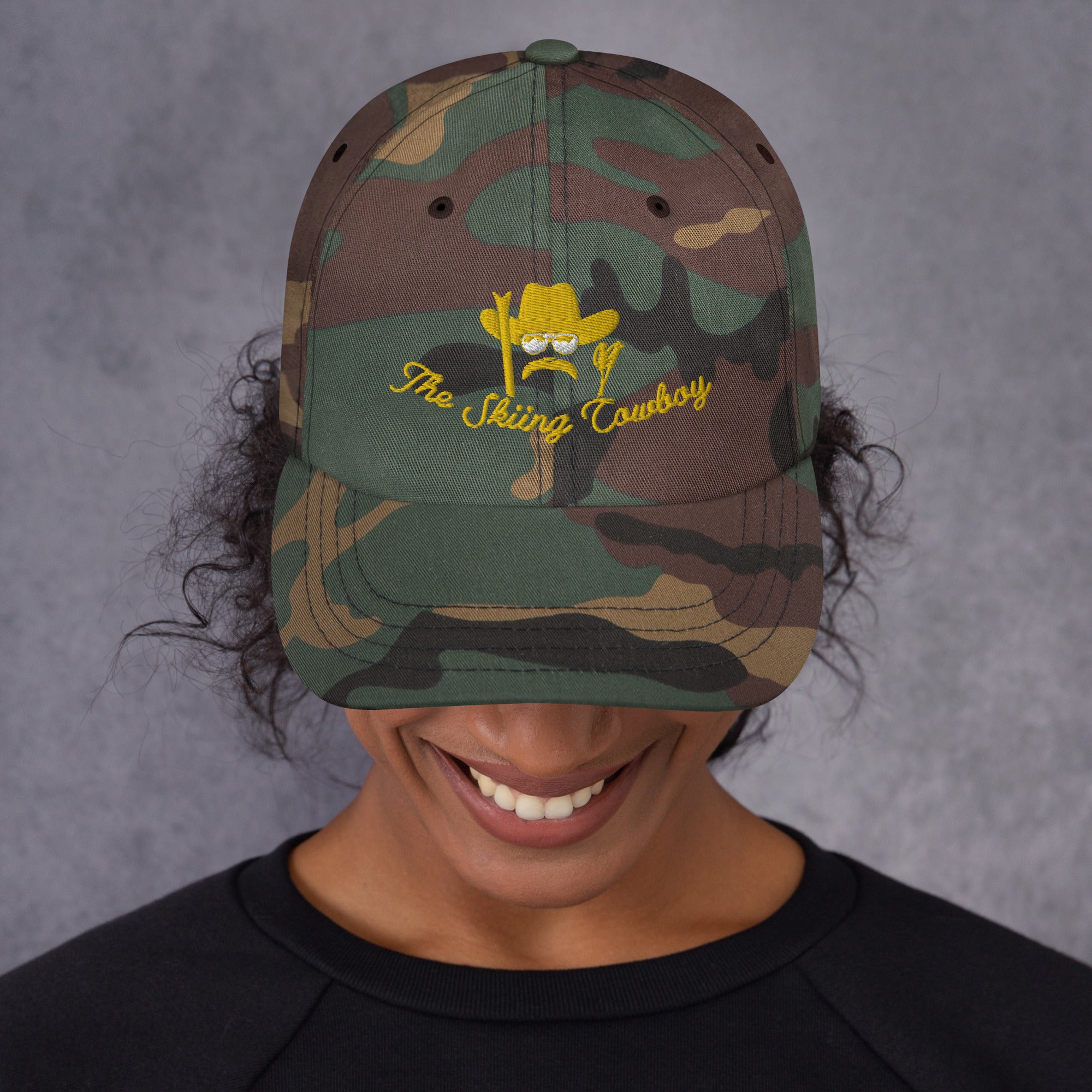 Casquette de Baseball camouflage The Skiing Cowboy Gold