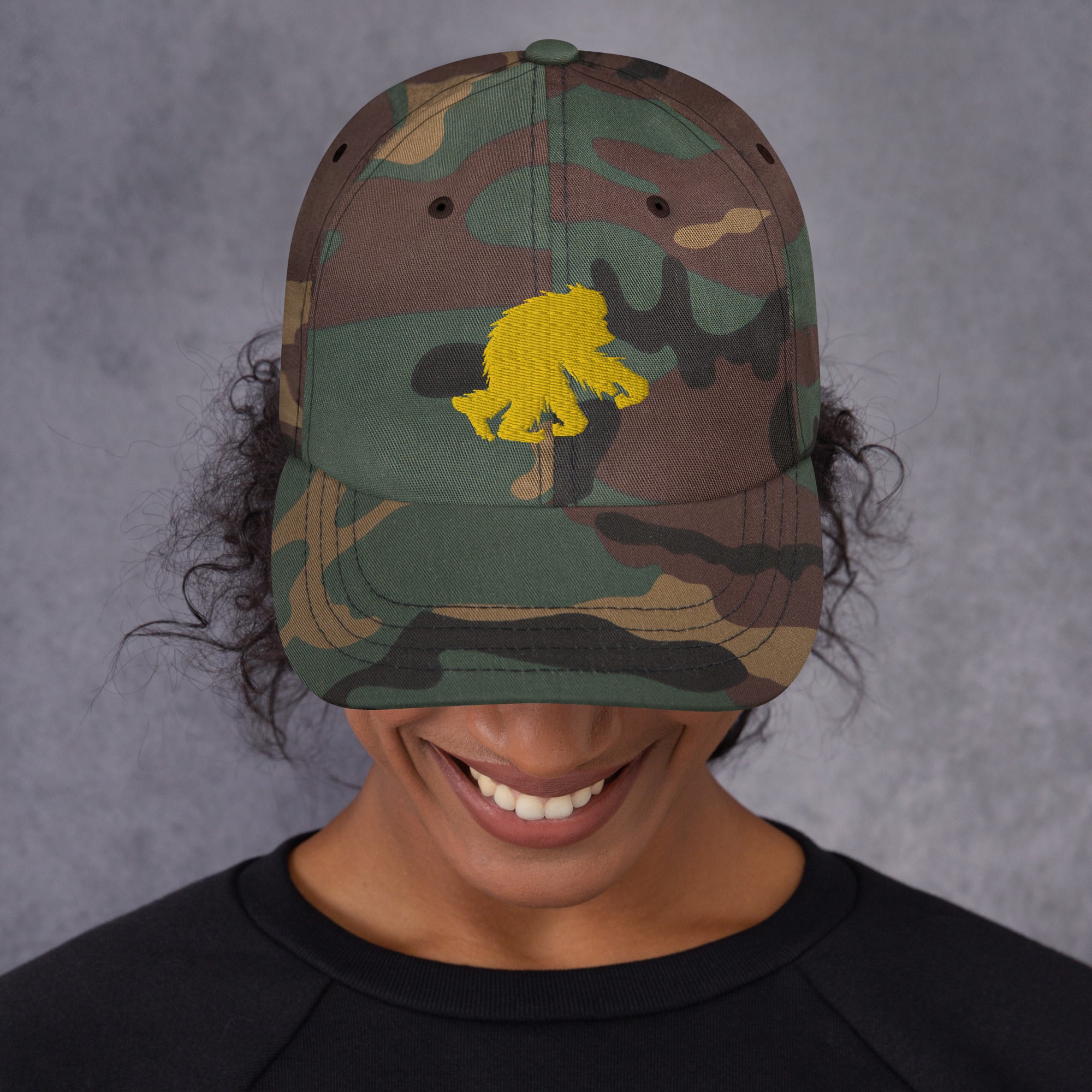 Camo Dad hat Golden Yeti