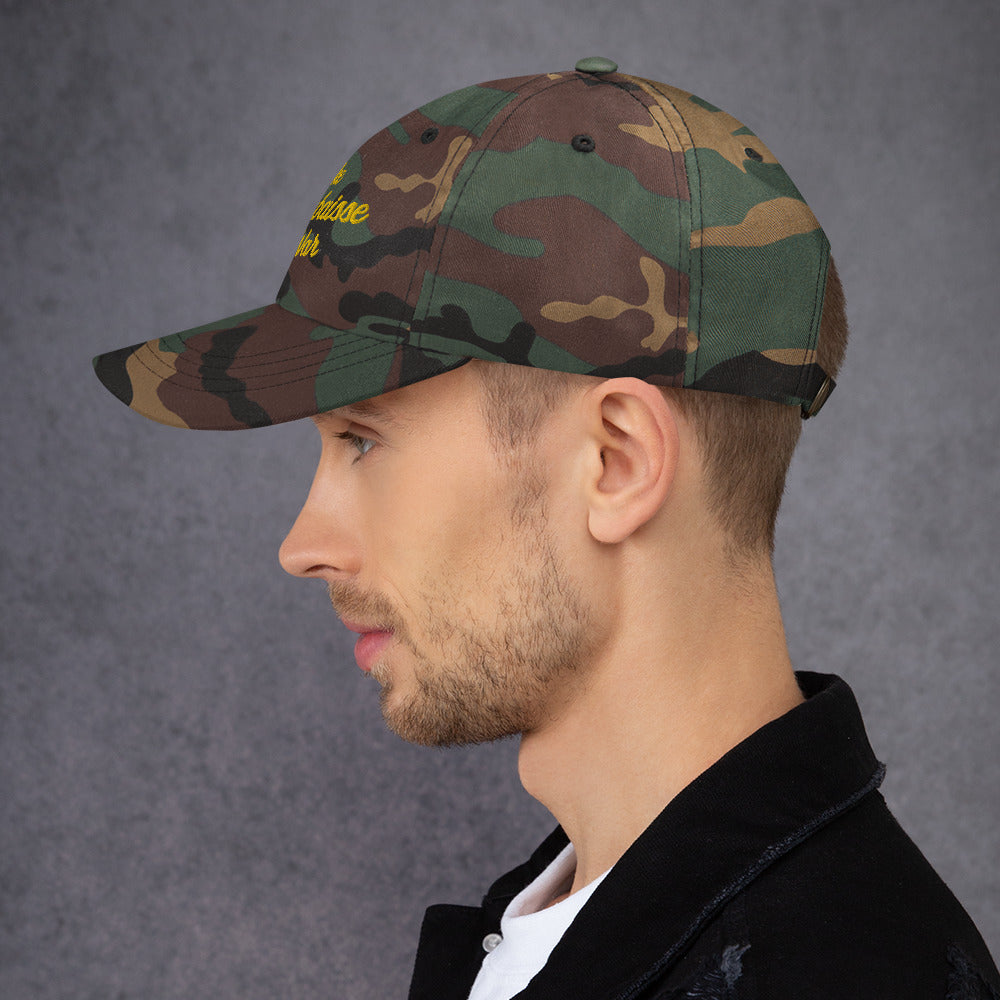 Casquette de Baseball camouflage Make Bouillabaisse Not War