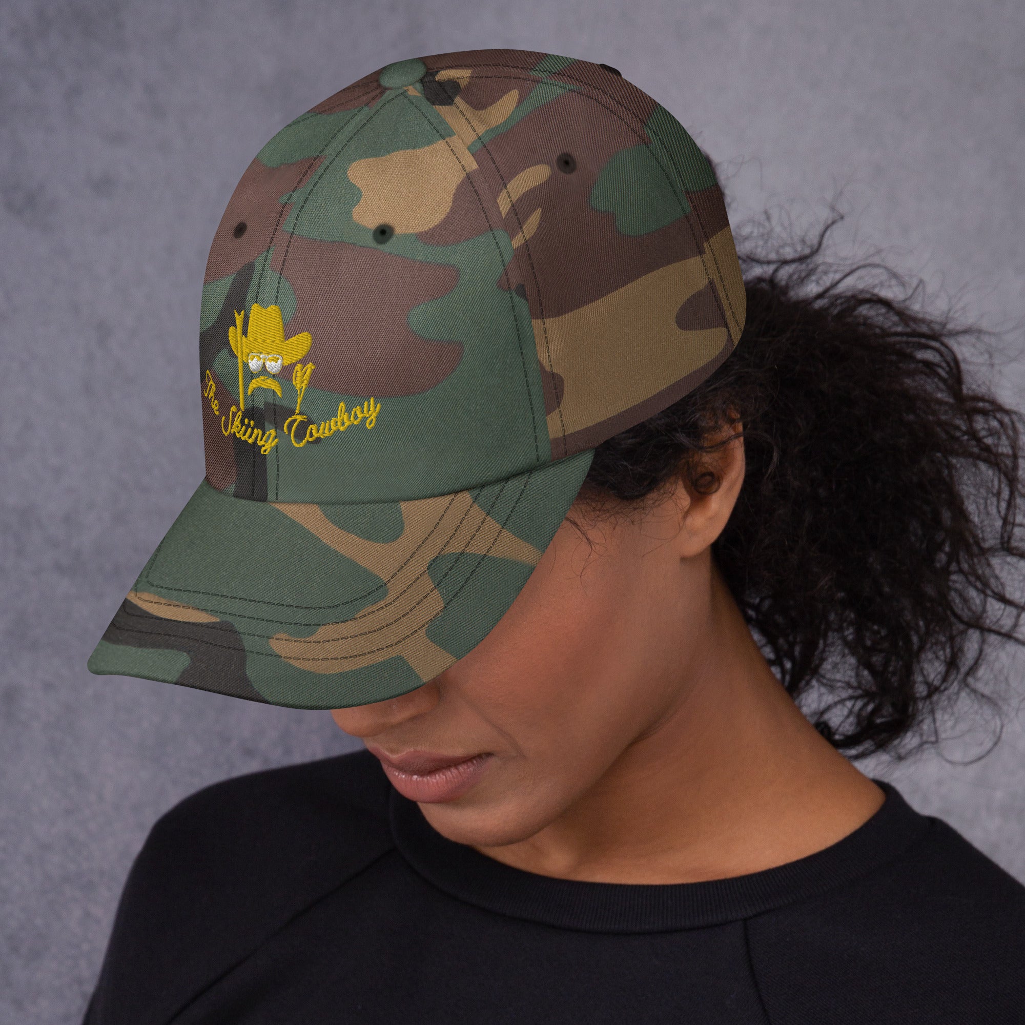 Casquette de Baseball camouflage The Skiing Cowboy Gold