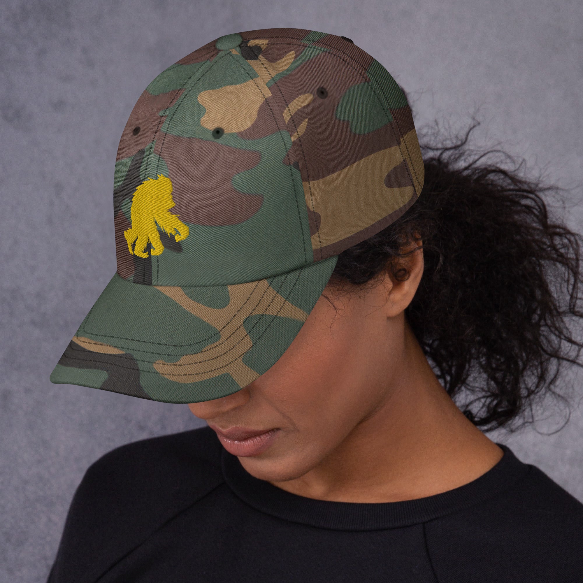 Camo Dad hat Golden Yeti