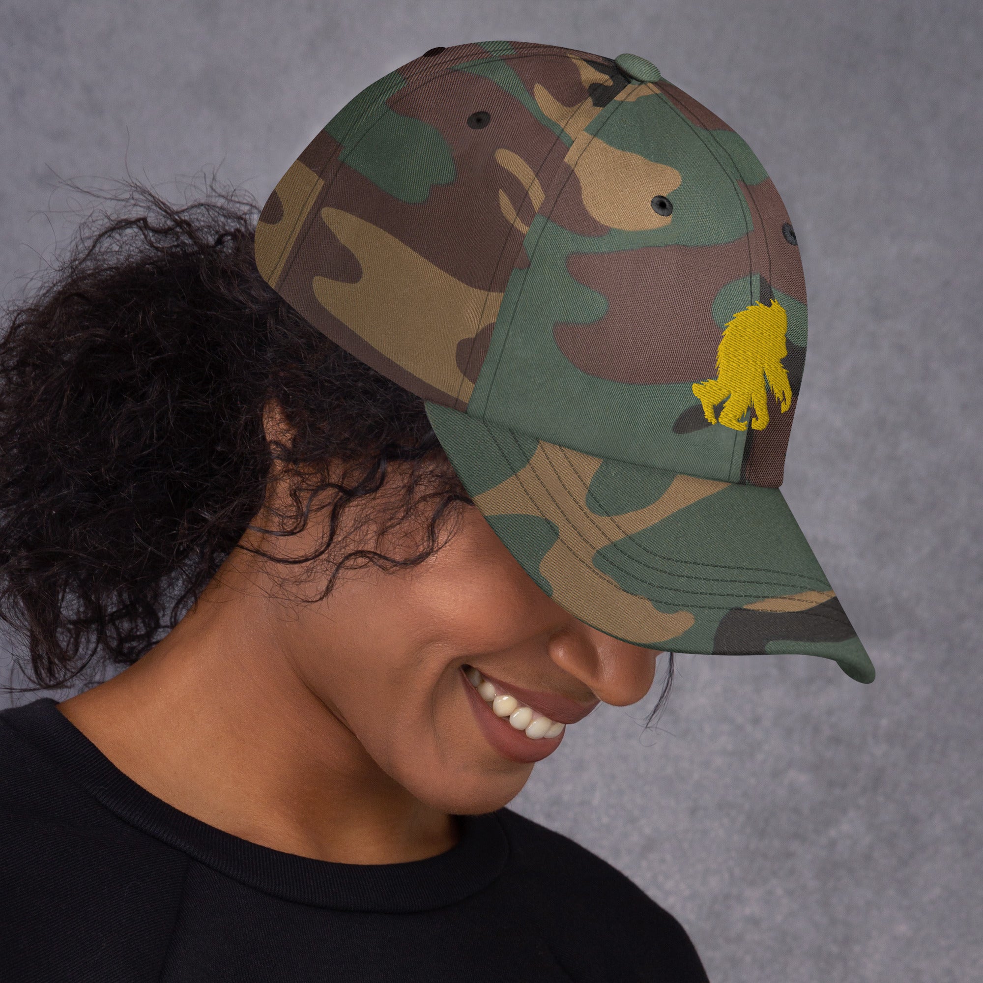 Camo Dad hat Golden Yeti