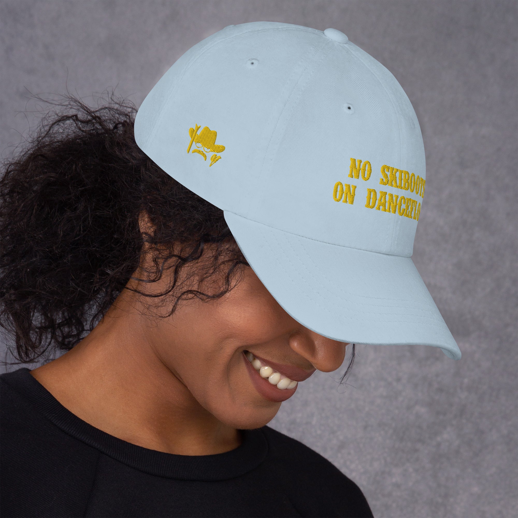 Casquette de baseball No Skiboots on Dancefloor Gold (3 sides)