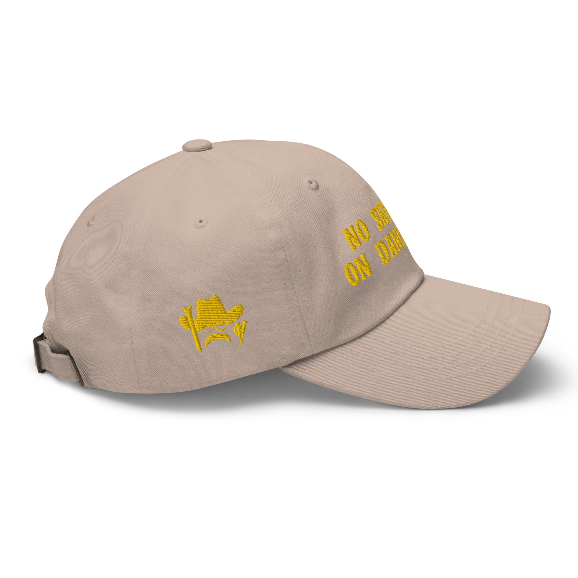 Casquette de baseball No Skiboots on Dancefloor Gold (3 sides)