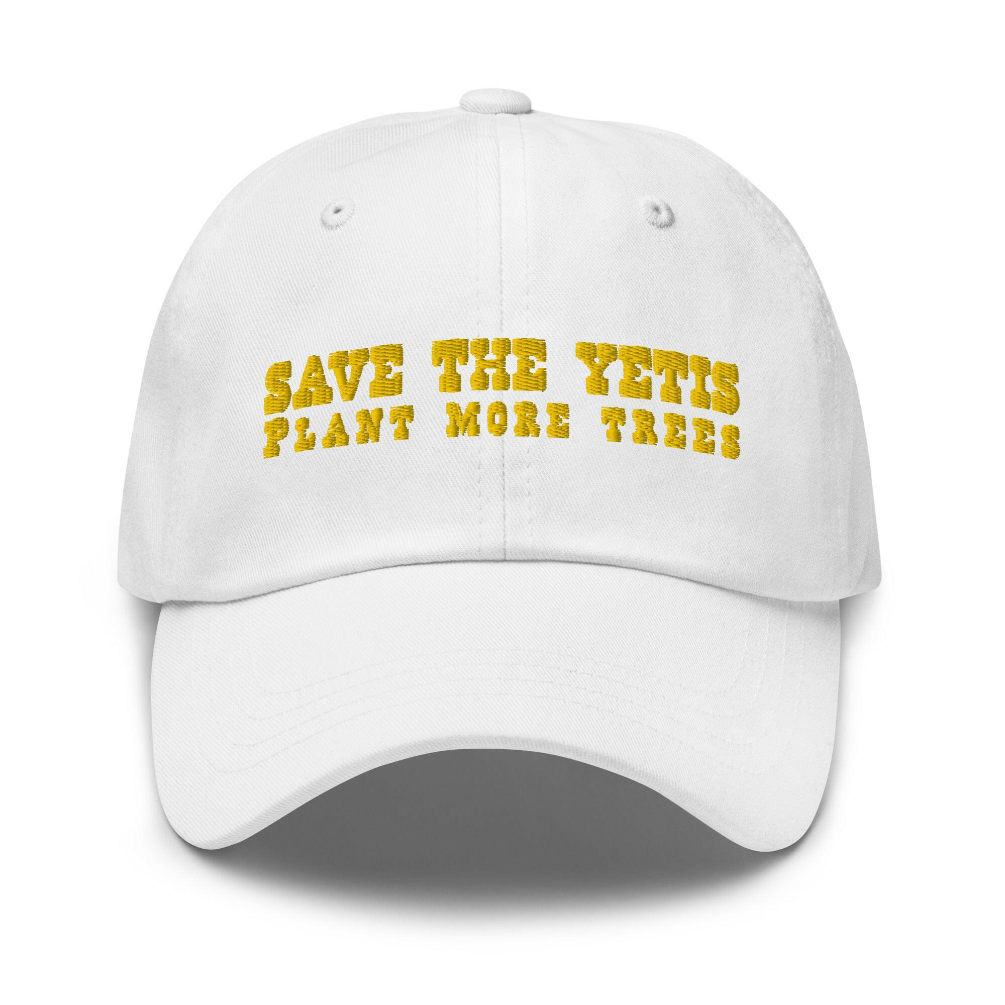 Casquette de baseball Save the Yetis, Plant more Trees