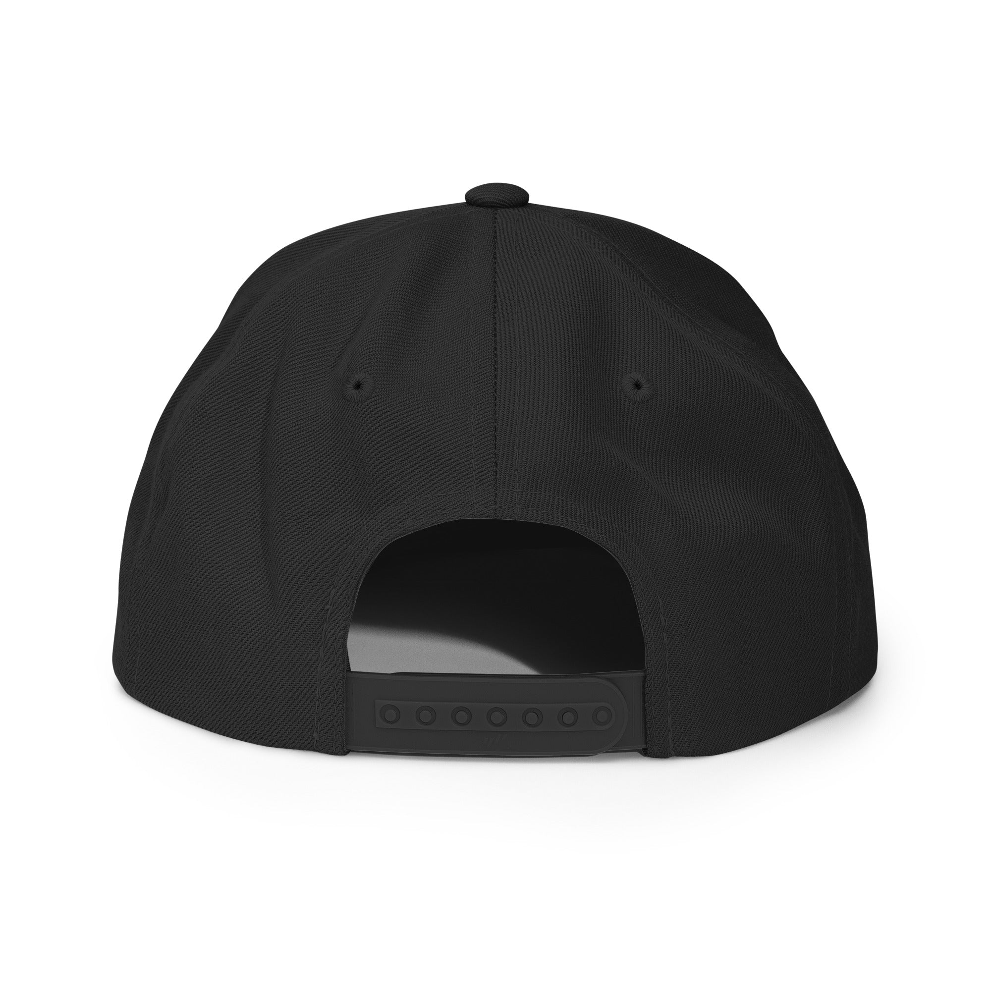 Two-Tone Snapback Wool Blend Cap Camperfan white/black