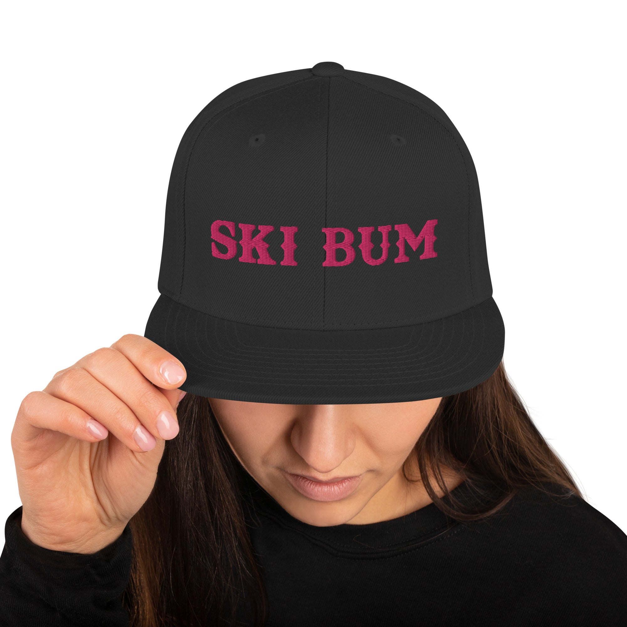 Casquette Snapback Wool Blend Ski Bum Flamingo