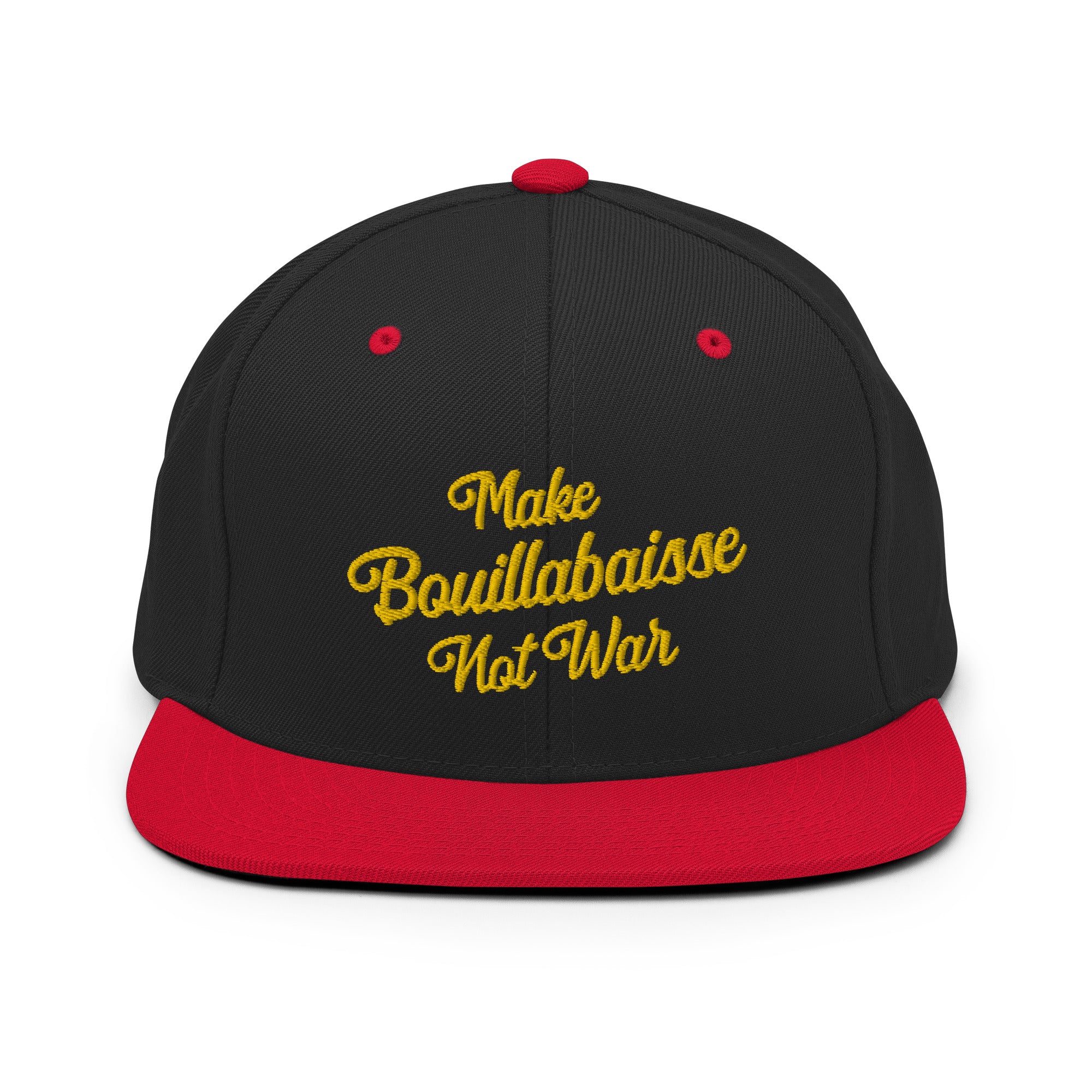 Casquette Snapback Wool Blend bicolore Make Bouillabaisse Not War