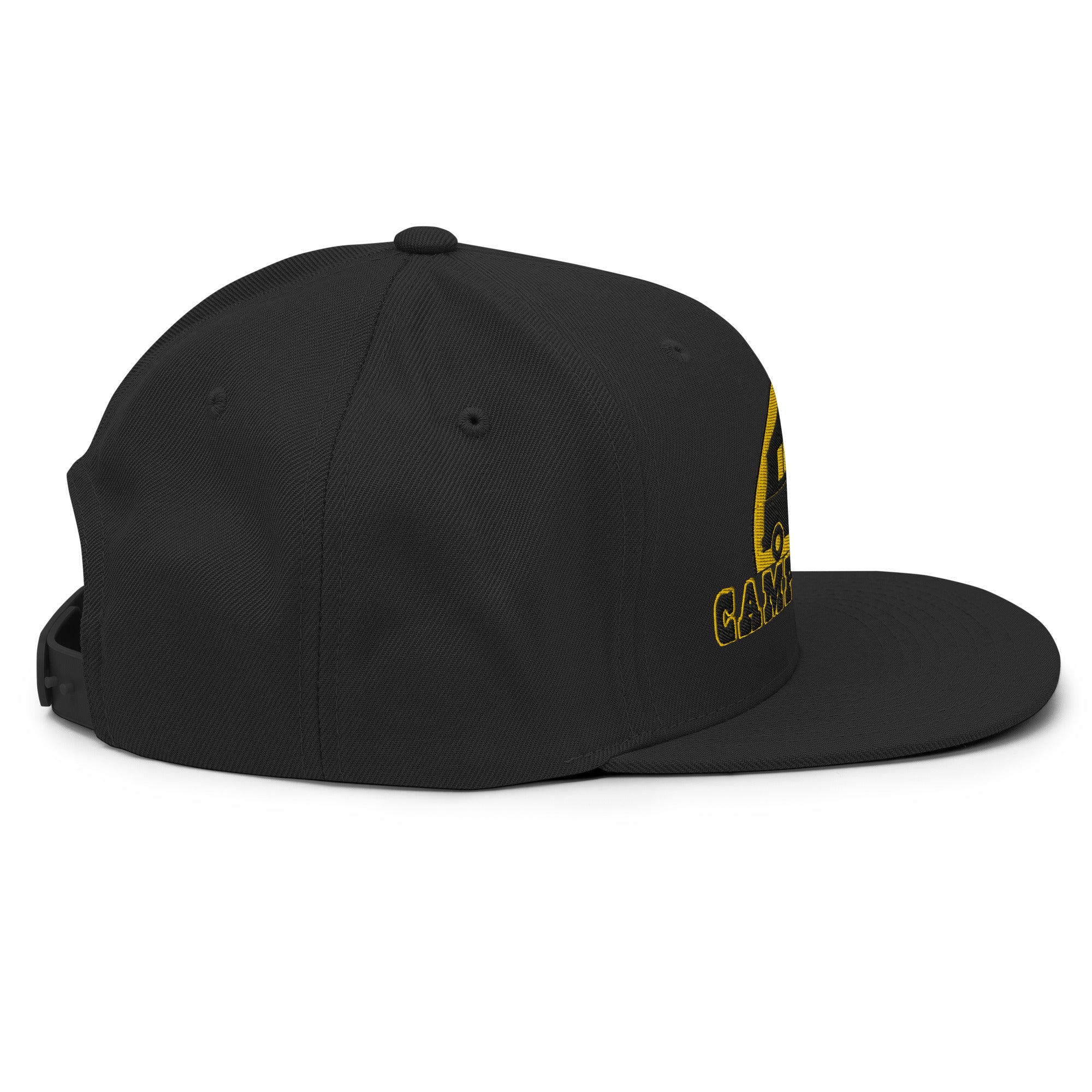 Casquette Snapback Wool Blend Camperfan black/yellow