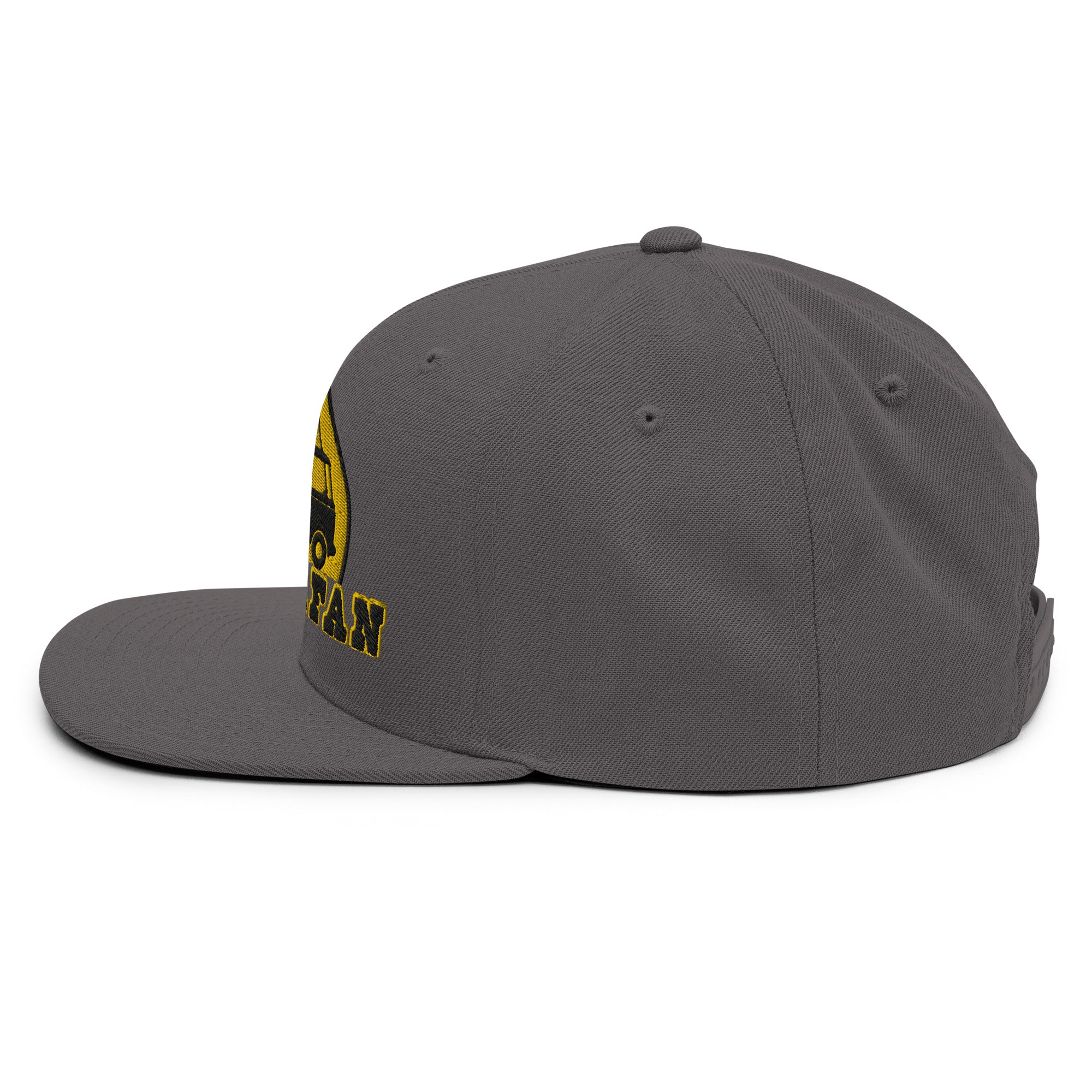 Snapback Wool Blend Cap Camperfan black/yellow