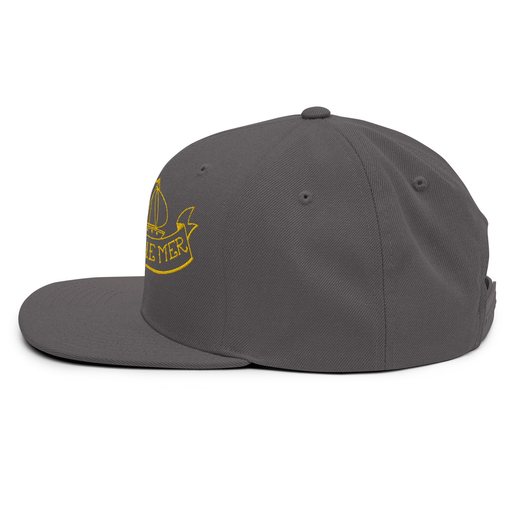 Snapback Wool Blend Cap Oh Bonne Mer Tattoo Gold