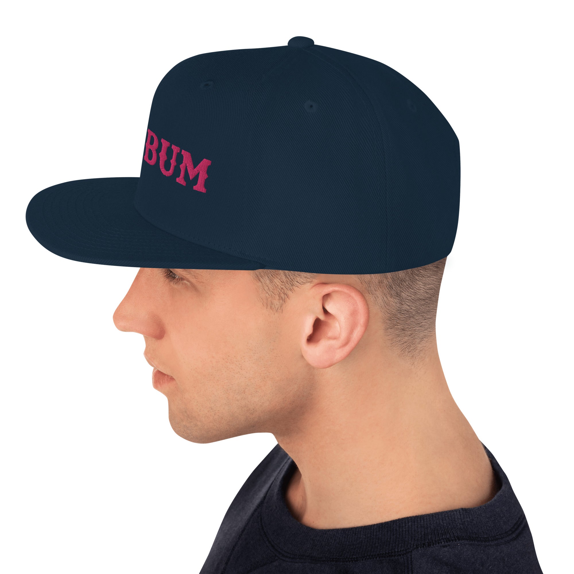 Casquette Snapback Wool Blend Ski Bum Flamingo