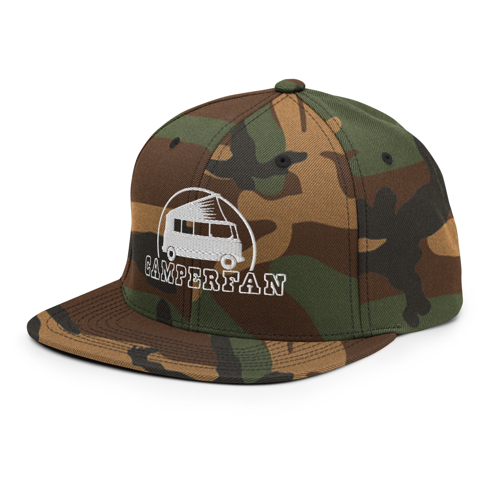 Casquette Snapback camouflage Camperfan white