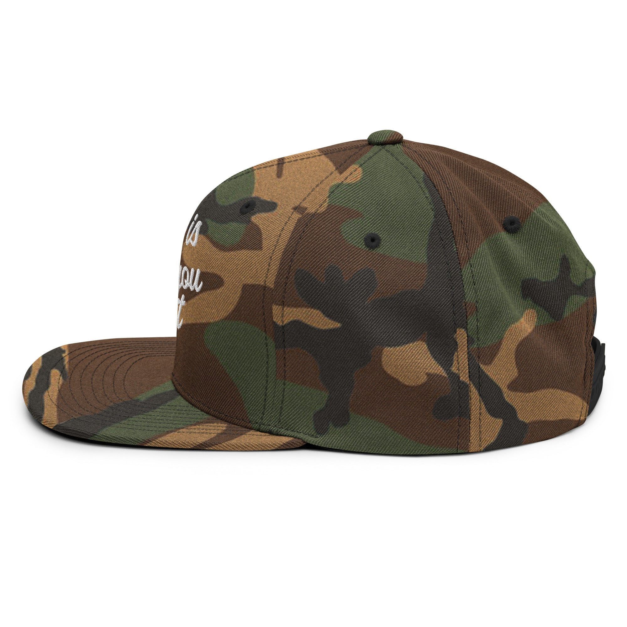 Casquette Snapback camouflage Home is where you park it