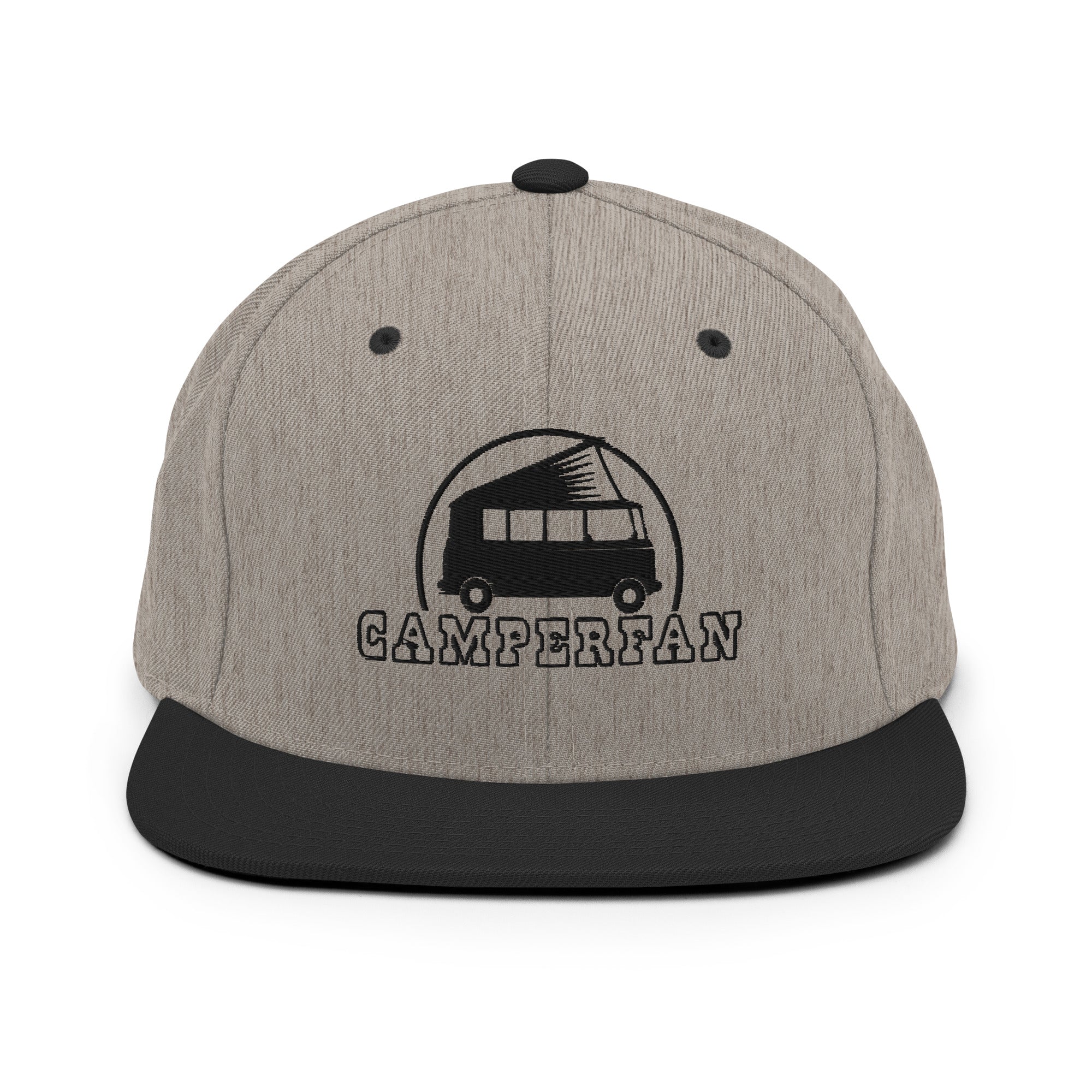 Casquette Snapback Wool Blend bicolore Camperfan black