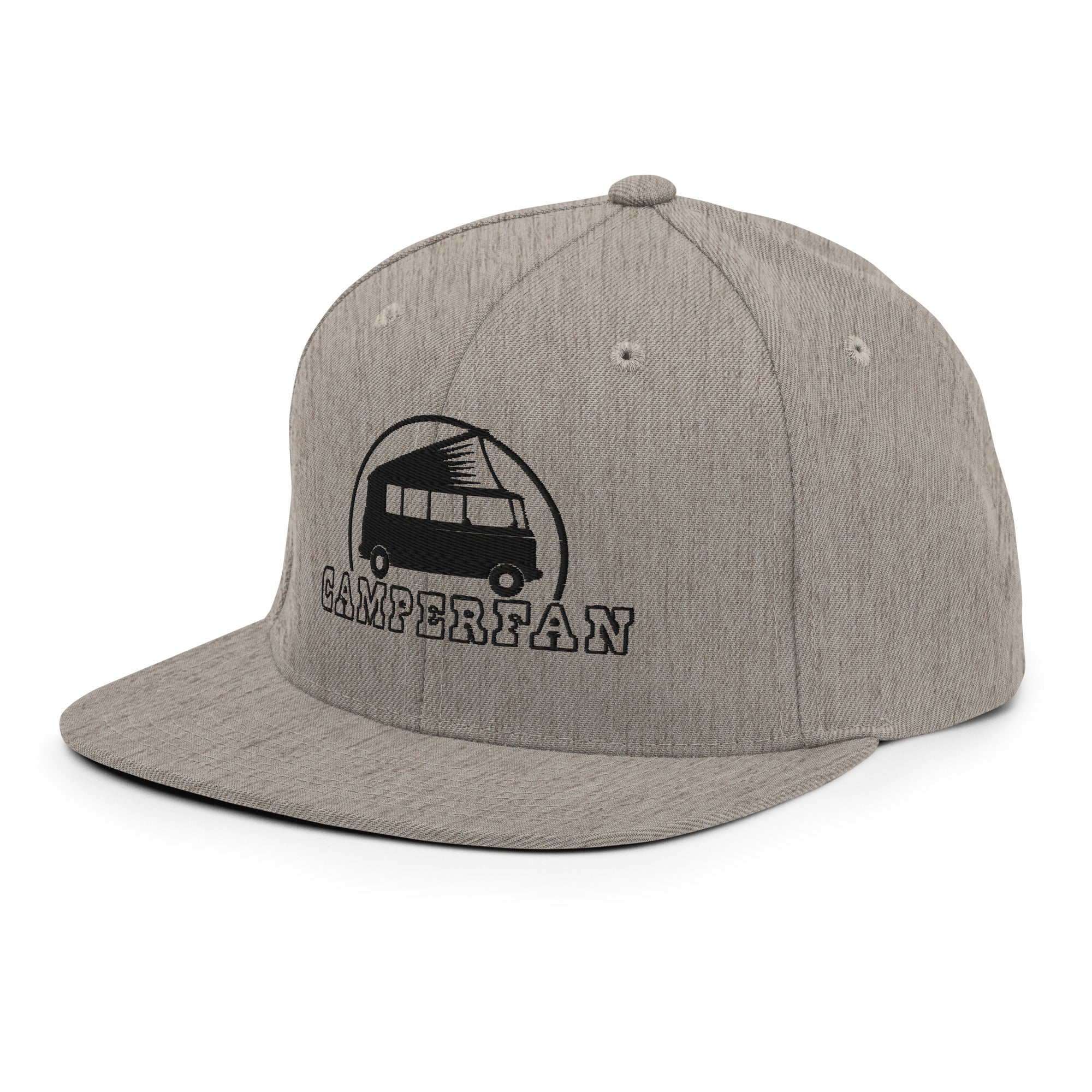 Casquette Snapback Wool Blend bicolore Camperfan black