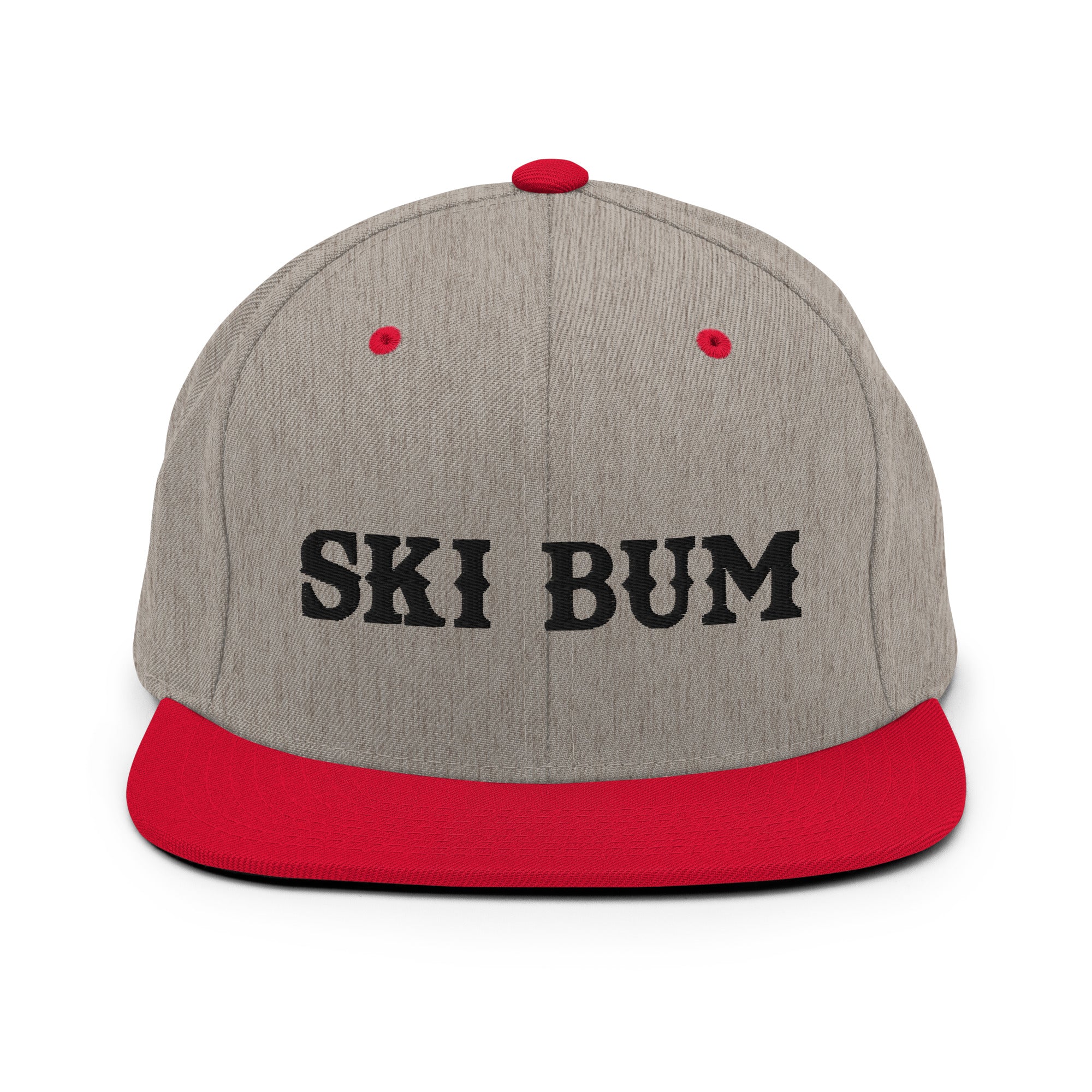 Casquette Snapback Wool Blend bicolore Ski Bum Black