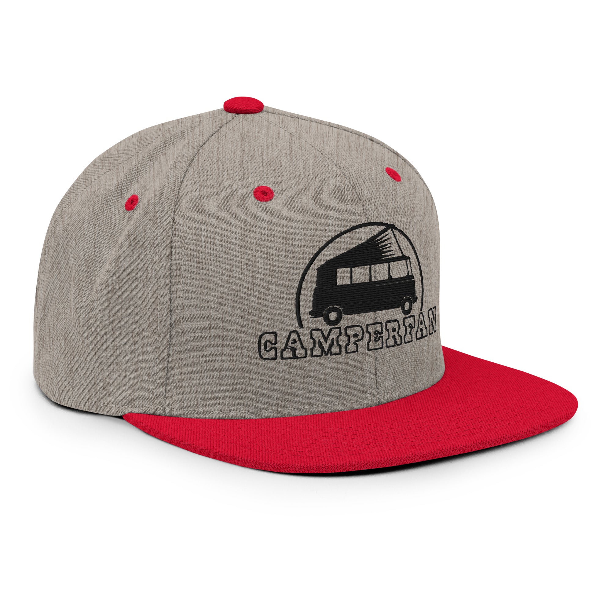 Casquette Snapback Wool Blend bicolore Camperfan black