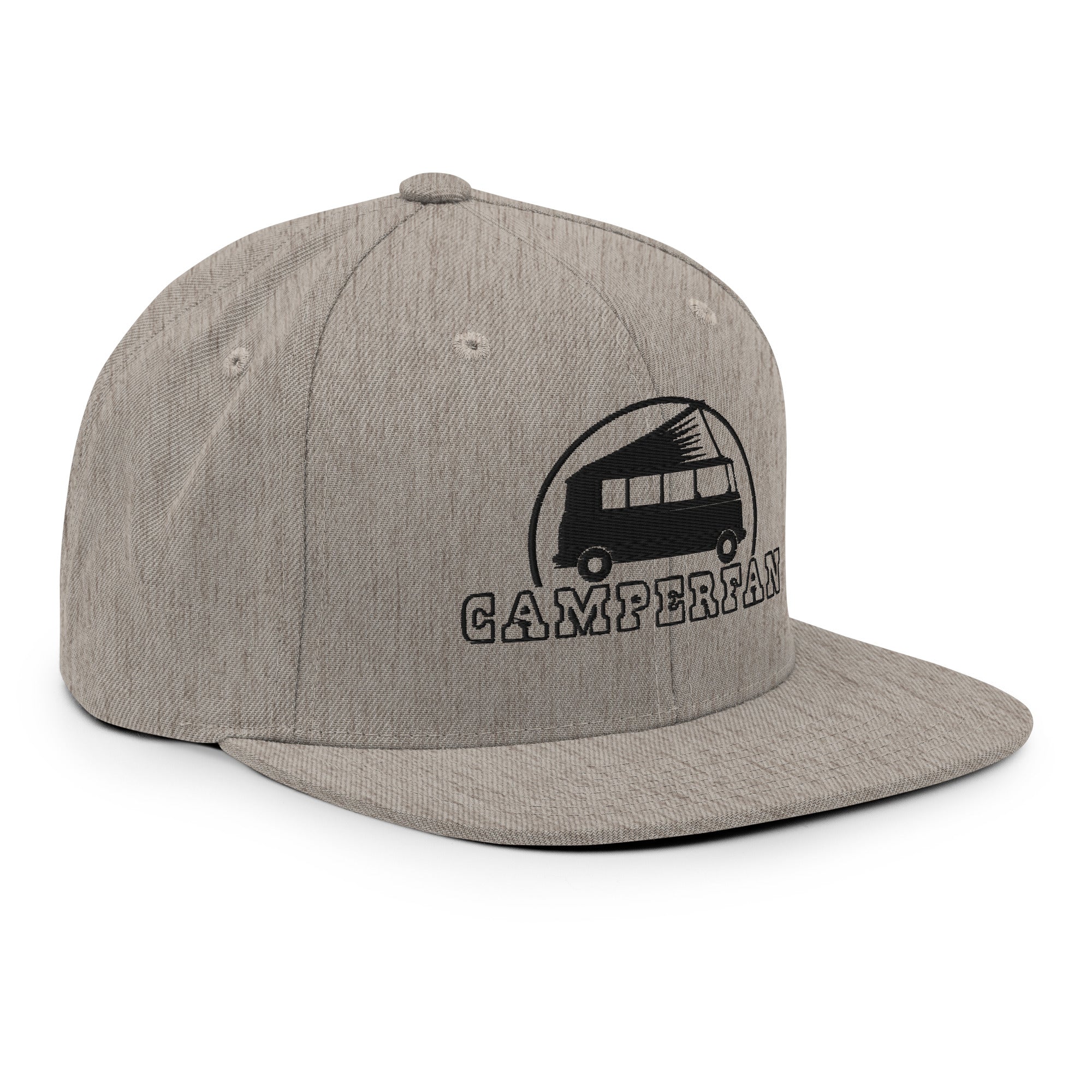 Casquette Snapback Wool Blend bicolore Camperfan black