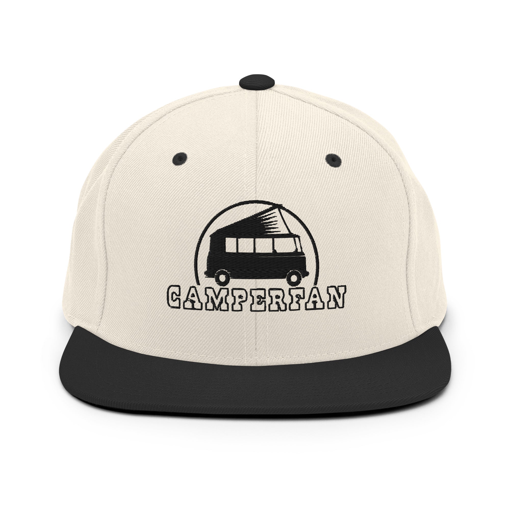 Casquette Snapback Wool Blend bicolore Camperfan black