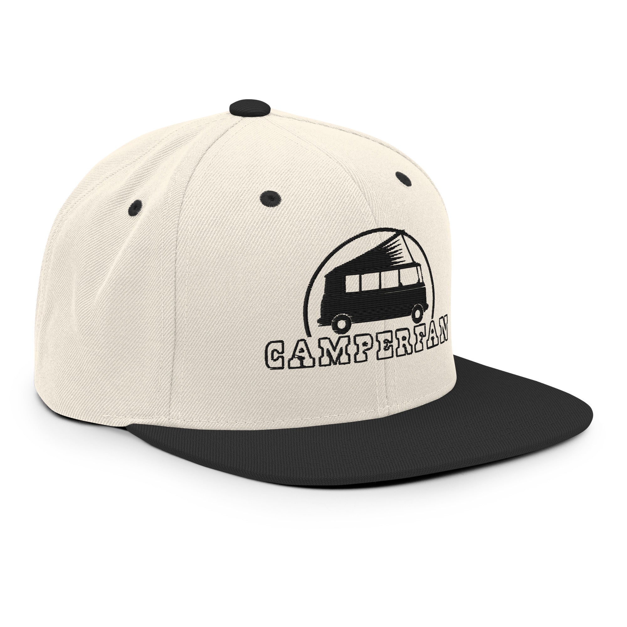 Casquette Snapback Wool Blend bicolore Camperfan black